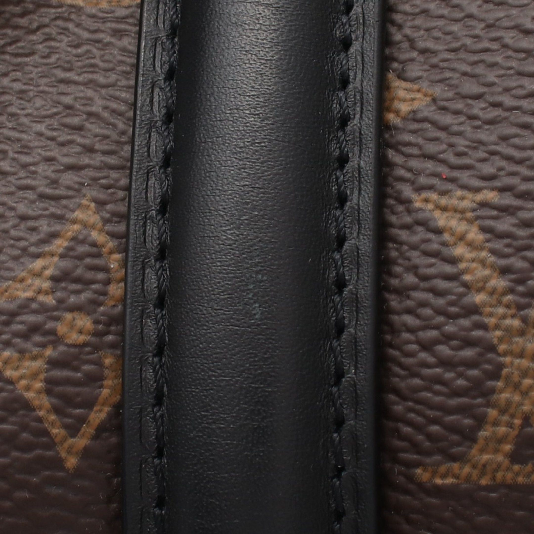 Louis Vuitton Louis Vuitton Soufflot Nv Mm Monogram Noir Handbag Leather Brown Black Size ONE SIZE - 8 Thumbnail