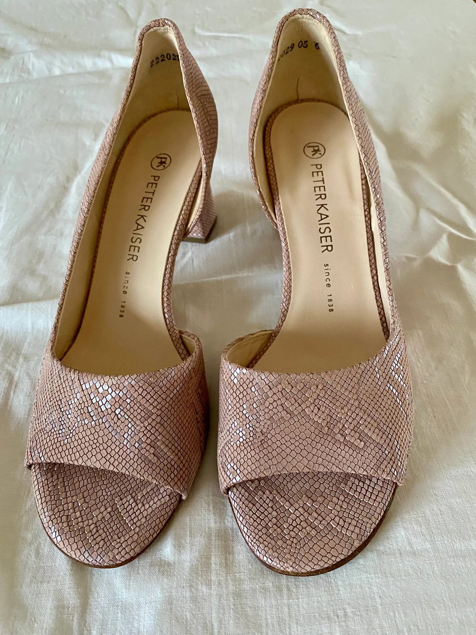 Other Peter Kaiser Läderpumps rosa ormskinn Heels Size US 9 / IT 39 - 4 Thumbnail