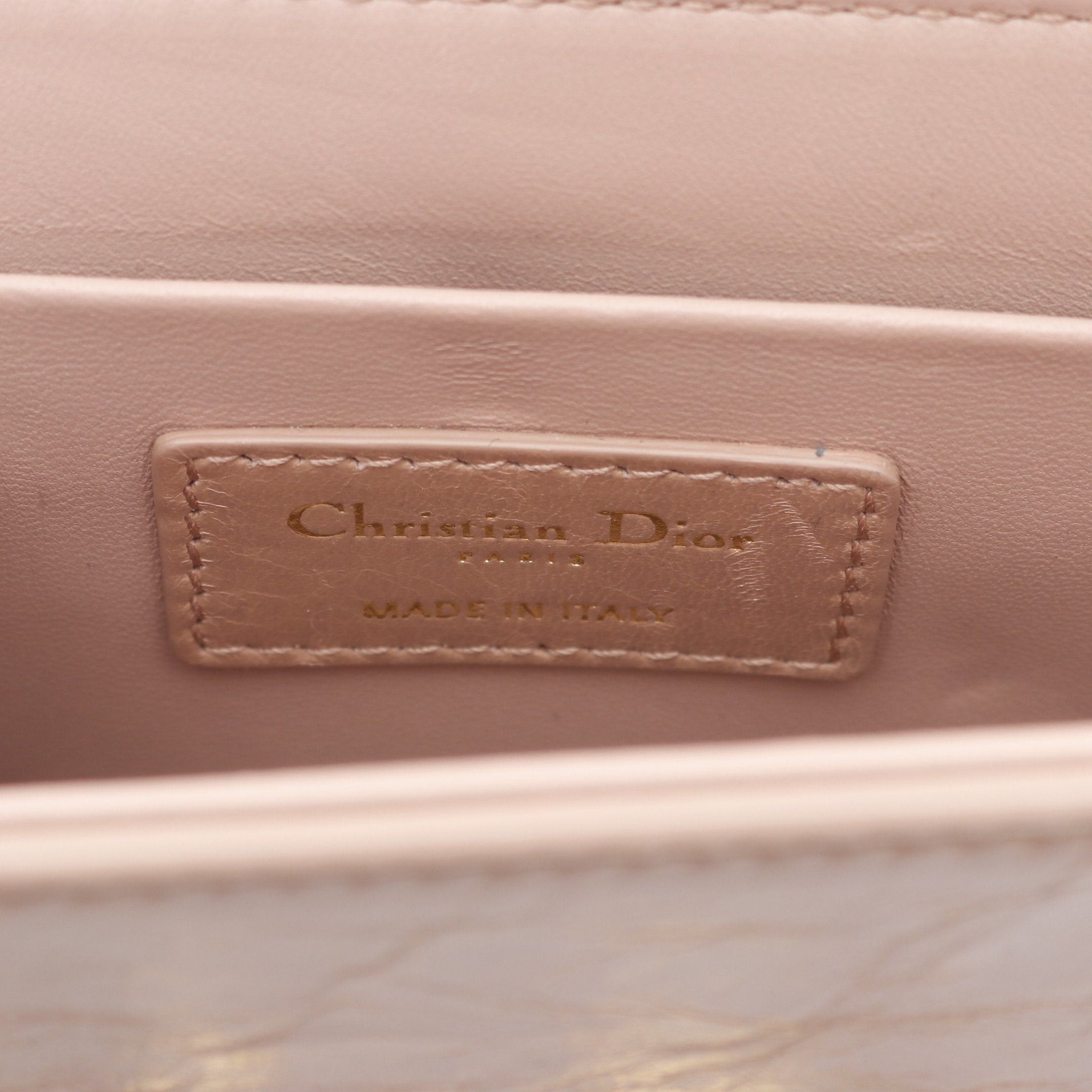 Dior Dior 30 Montaigne Box Shoulder Bag Leather Dusty Pink Size ONE SIZE - 4 Thumbnail