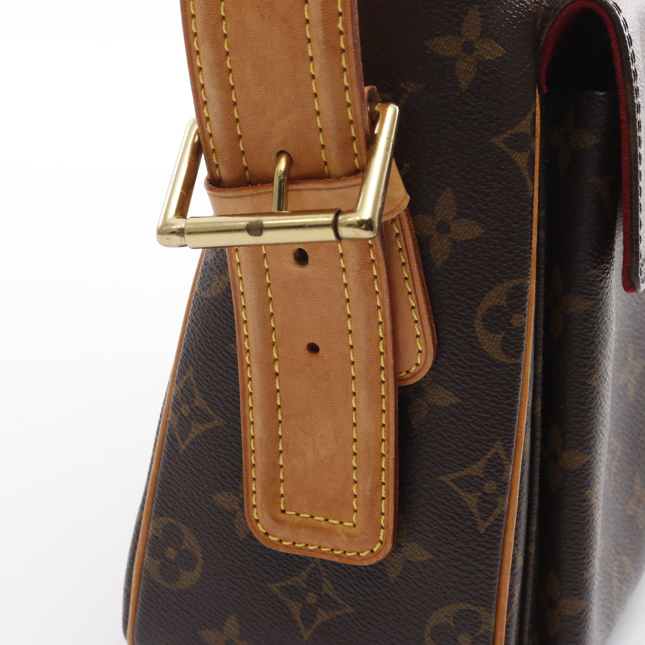 Louis Vuitton Louis Vuitton Vivacite Gm Monogram Shoulder Bag Leather Brown Size ONE SIZE - 10 Thumbnail