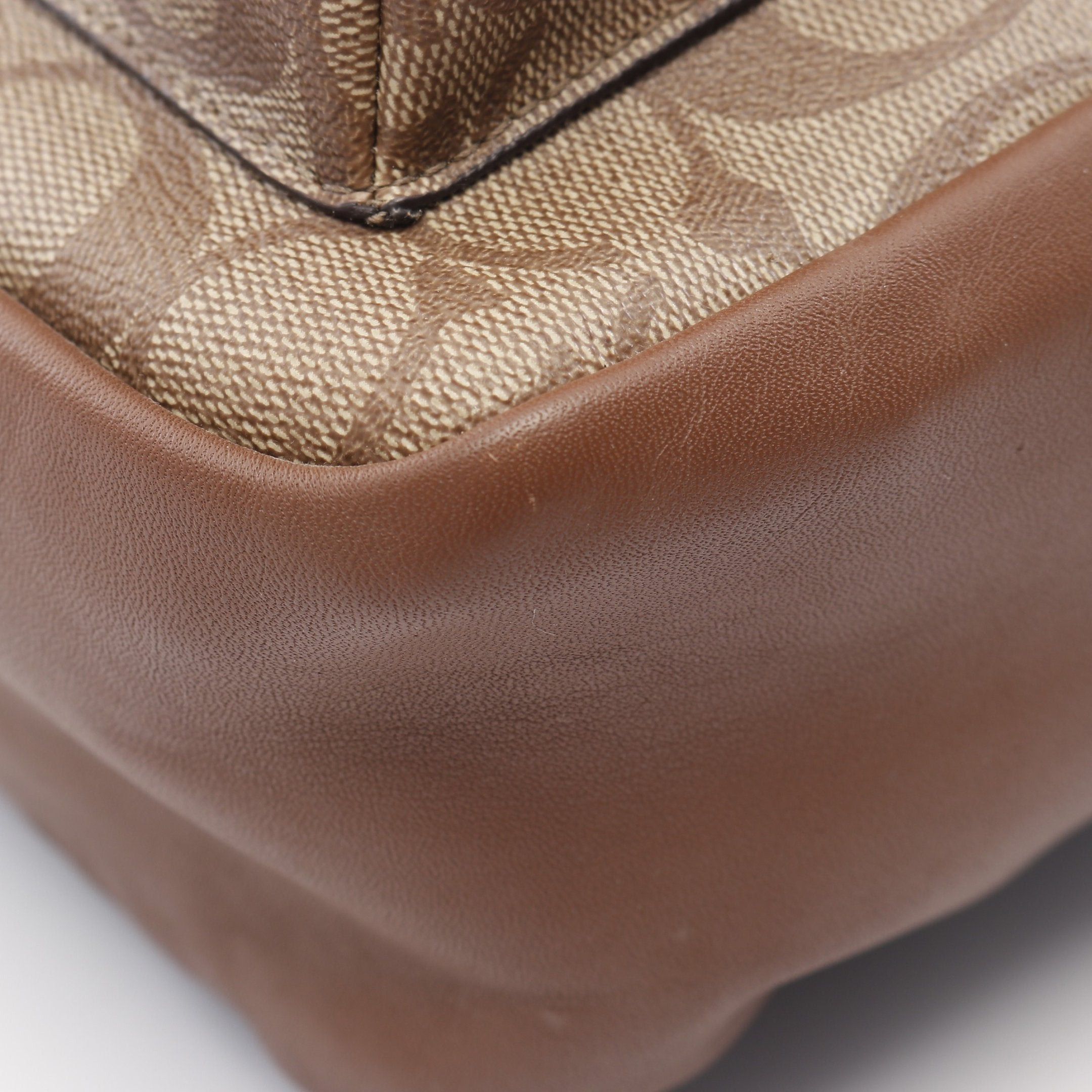 Coach Coach Charlie Medium Signature Backpack Rucksack Leather Beige Brown Size ONE SIZE - 6 Thumbnail