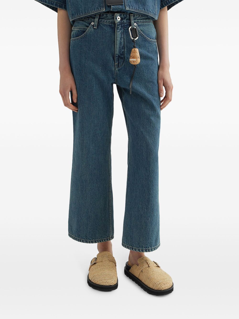 Jil Sander DENIM WIDE-LEG JEANS Size 28" / US 6 / IT 42 - 2 Thumbnail