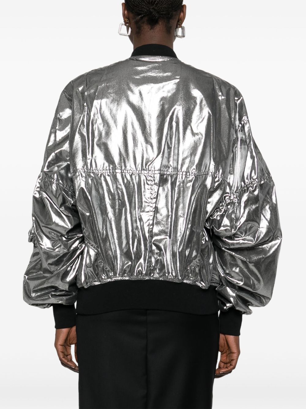 Junya Watanabe METALLIC EFFECT BOMBER JACKET Size M / US 6-8 / IT 42-44 - 3 Thumbnail