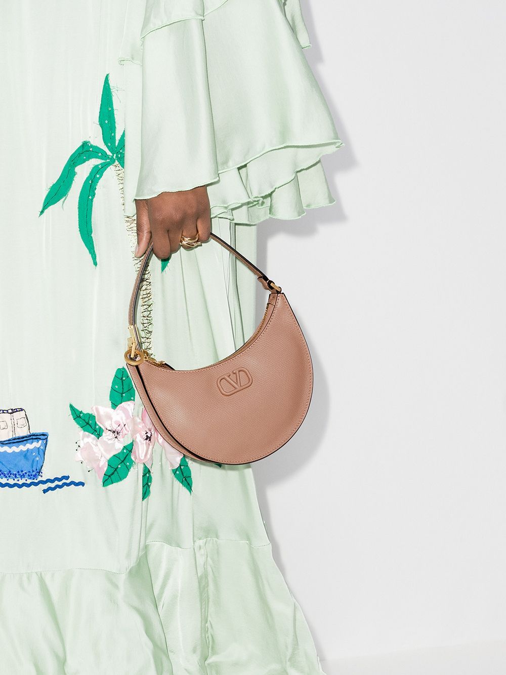 Valentino VLOGO SIGNATURE HOBO MINI BAG Size ONE SIZE - 3 Thumbnail