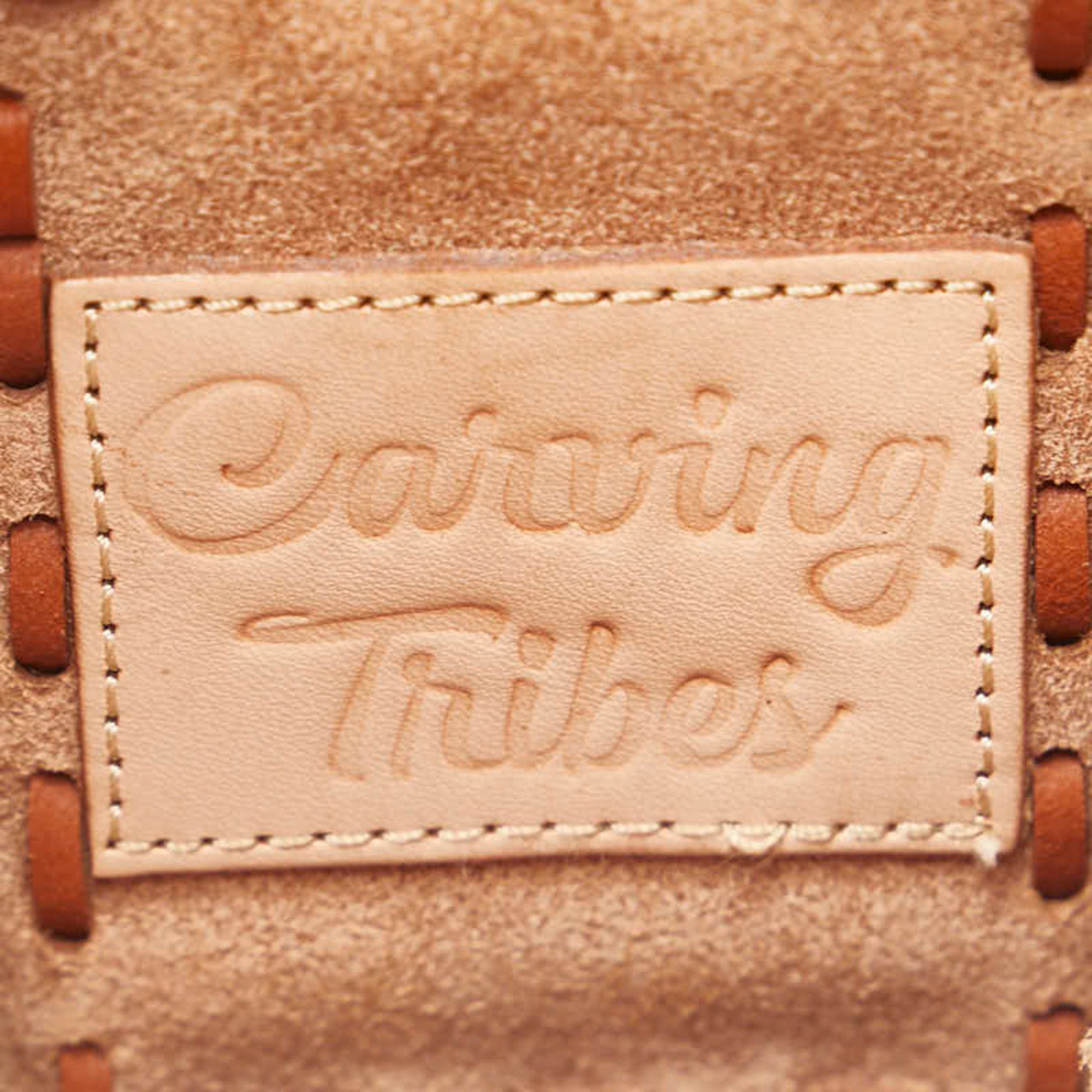 Other Carving Tribes Maestra S Handbag Camel Brown Leather Women's Size ONE SIZE - 6 Thumbnail