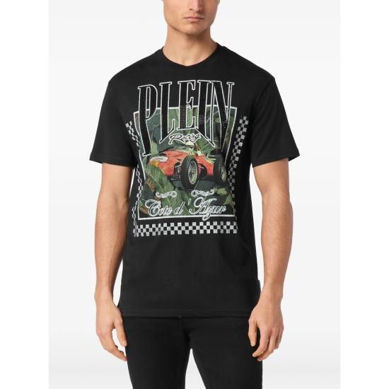 Philipp Plein PHILIPP PLEIN Men T-Shirts MTK8280 PJY002N 02 BLACK Size US L / EU 52-54 / 3 - 4 Thumbnail
