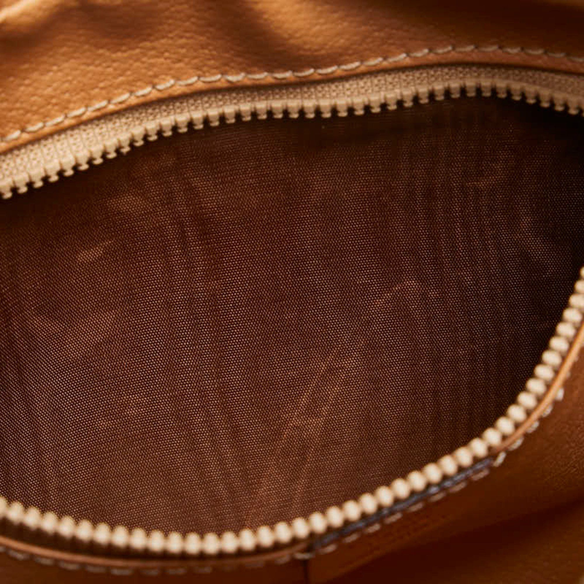 Celine Celine Macadam Second Bag Clutch Brown PVC Leather Men's CELINE Size ONE SIZE - 4 Thumbnail