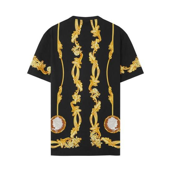 Versace VERSACE Men T-Shirts 1A14168 1019211 5B000 BLACK Size US M / EU 48-50 / 2 - 2 Thumbnail