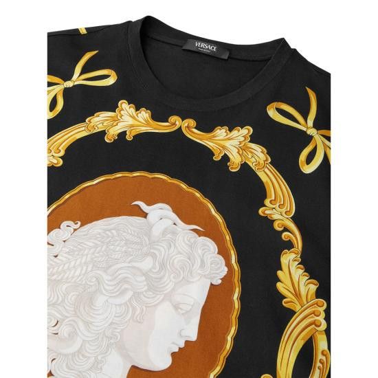 Versace VERSACE Men T-Shirts 1A14168 1019211 5B000 BLACK Size US M / EU 48-50 / 2 - 4 Thumbnail