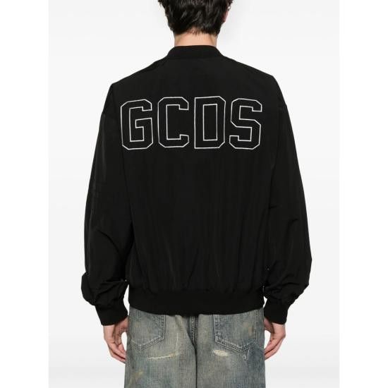 GCDS GCDS Men Bomber Jackets B1CM0904TL6 BLACK Size US M / EU 48-50 / 2 - 4 Thumbnail