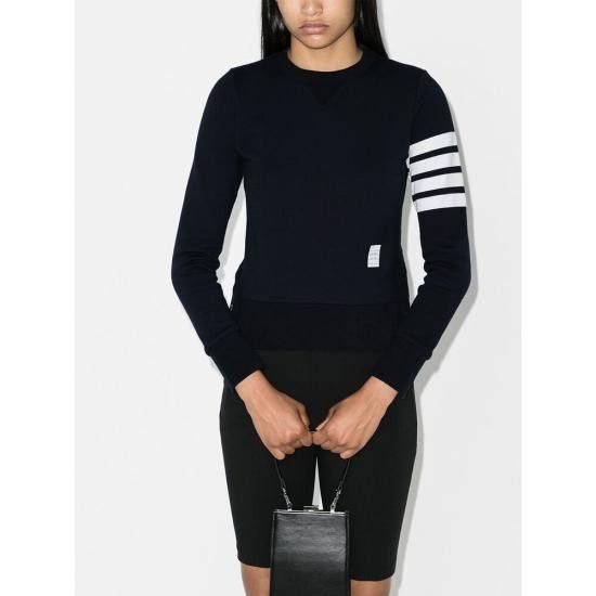 Thom Browne THOM BROWNE Women Tops FJT002A 00535 415 BLUE Size XS / US 0-2 / IT 36-38 - 2 Thumbnail