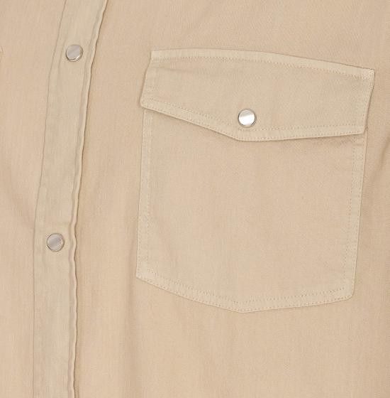 Dondup DONDUP Men Long Tops UC345R CS0103 PTD004 Beige Size US L / EU 52-54 / 3 - 3 Thumbnail