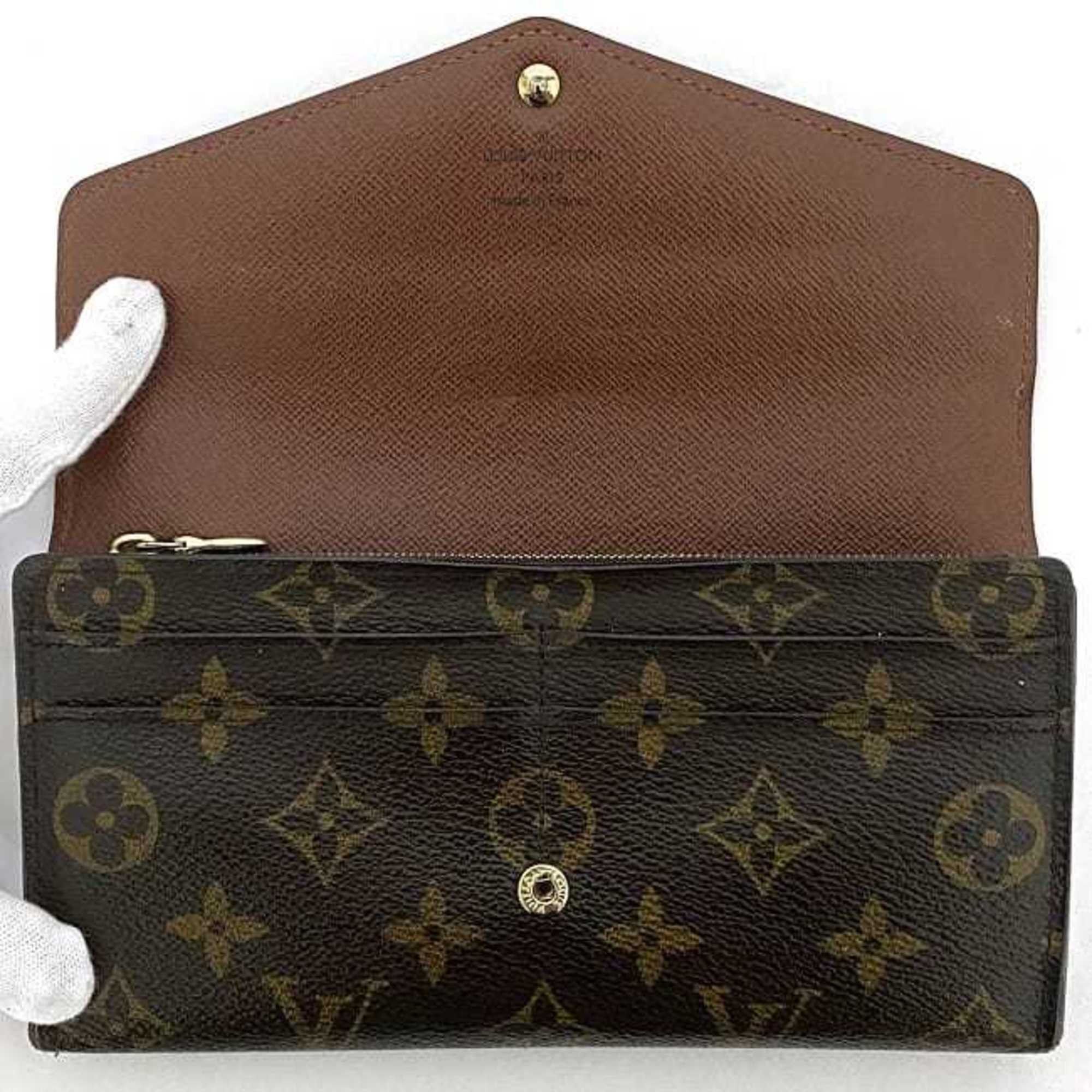 Louis Vuitton Louis Vuitton Bi-fold Long Wallet Portefeuille Sarah ec-22312 Brown Monogram M60531 Canvas CT1124 LOUIS VUITTON Flap Storage Size ONE SIZE - 7 Thumbnail