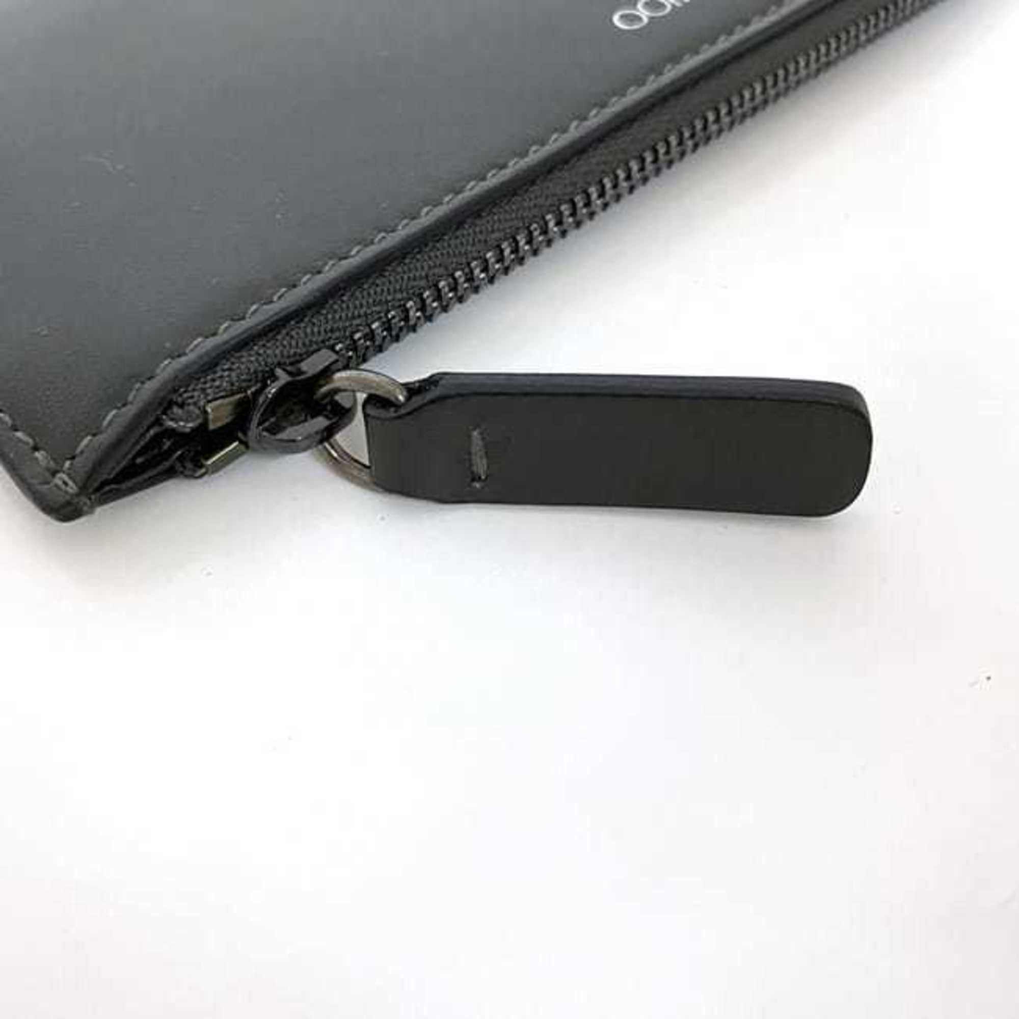 Jimmy Choo Jimmy Choo coin case ec-22354 khaki green navy leather JIMMY CHOO purse card holder fragment accessory coins blue Size ONE SIZE - 9 Thumbnail