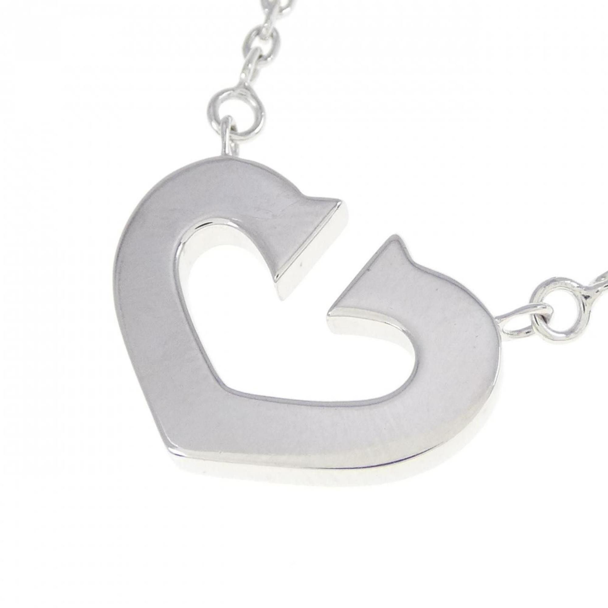 Cartier Cartier C heart necklace Size ONE SIZE - 4 Thumbnail
