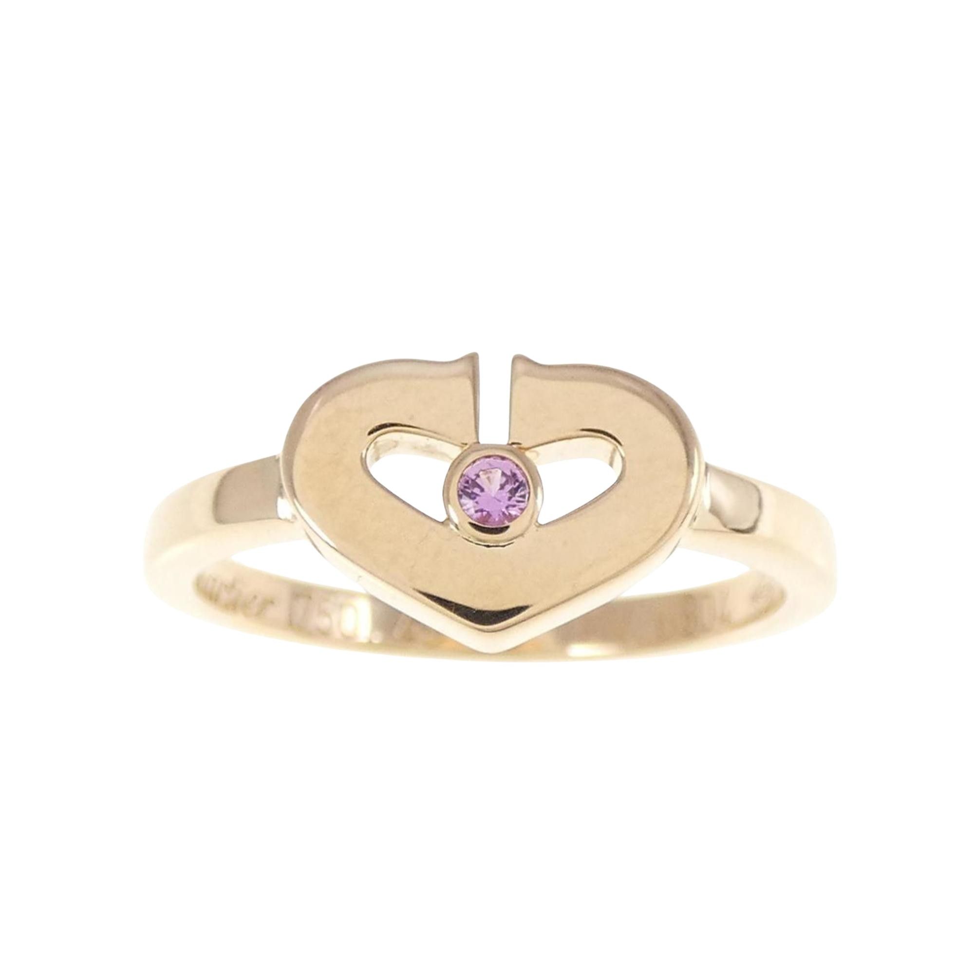 Cartier Cartier C heart ring Size ONE SIZE - 2 Thumbnail