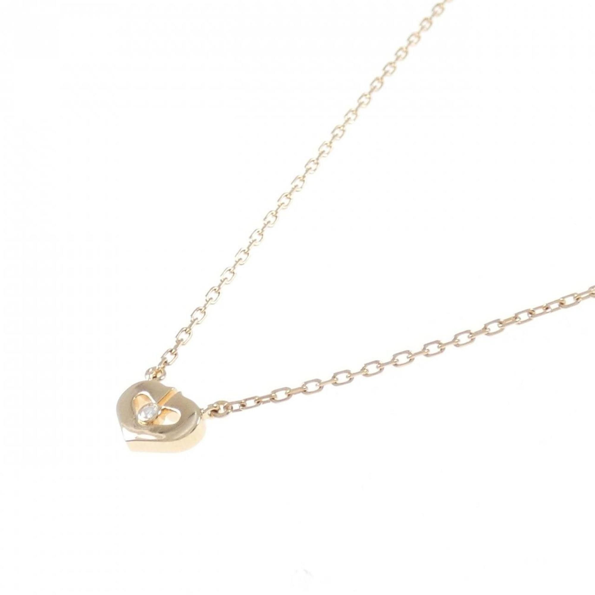 Cartier Cartier C heart necklace Size ONE SIZE - 3 Thumbnail
