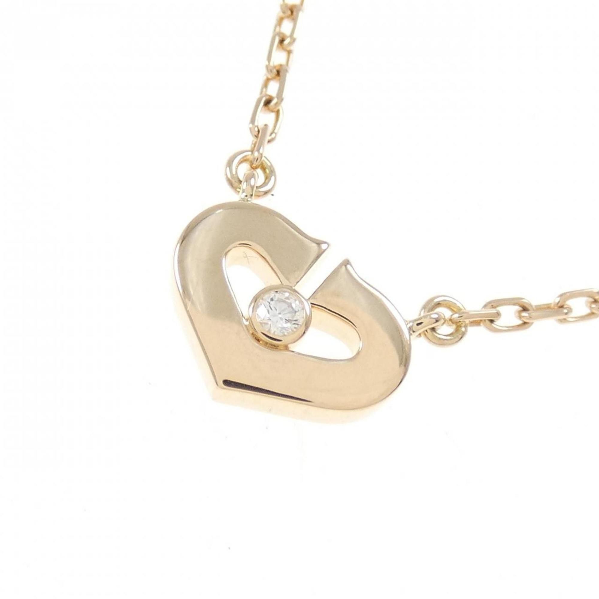 Cartier Cartier C heart necklace Size ONE SIZE - 4 Thumbnail