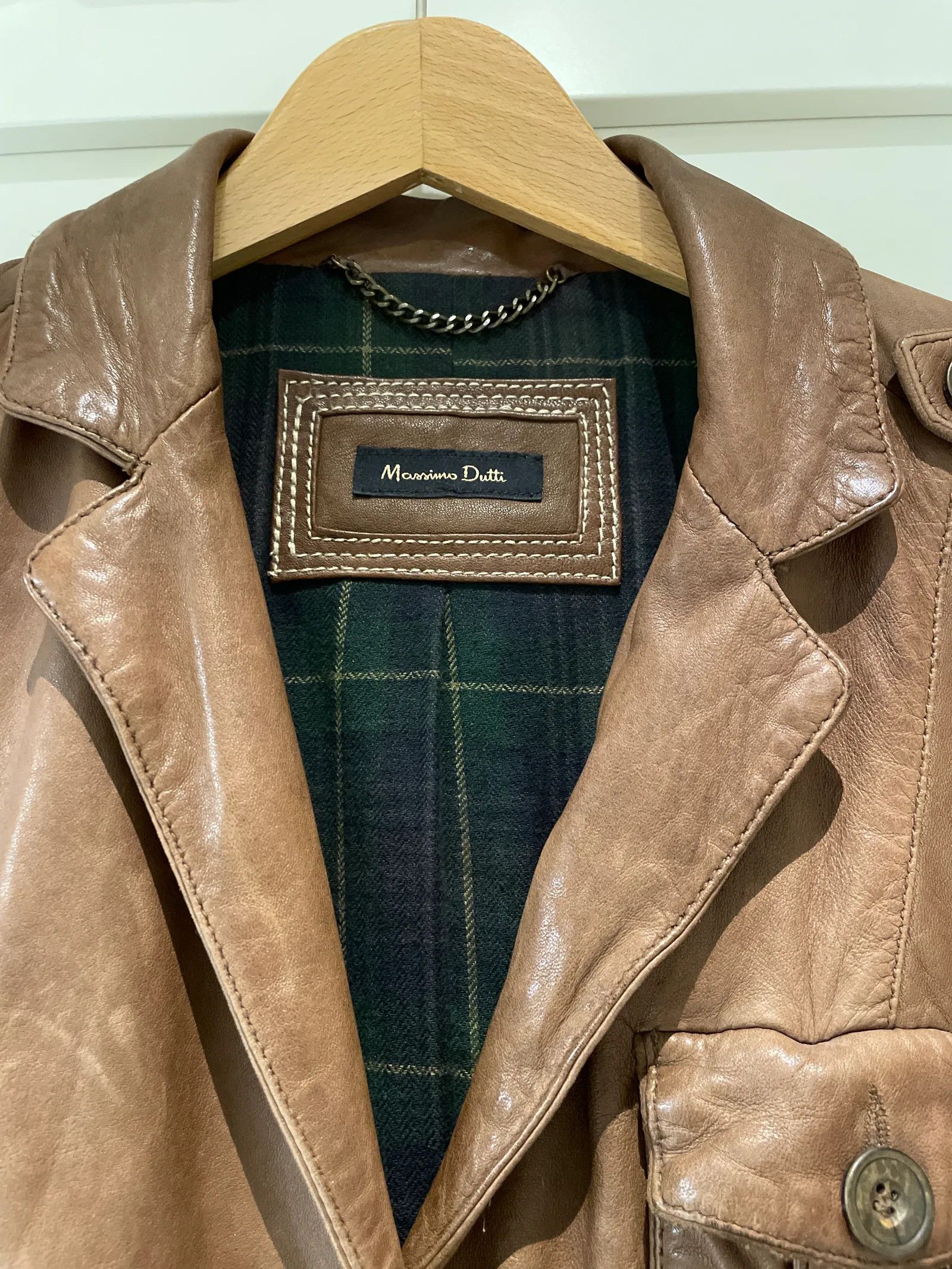Massimo Dutti Massimo Dutti Leather Jacket Size XS / US 0-2 / IT 36-38 - 2 Thumbnail