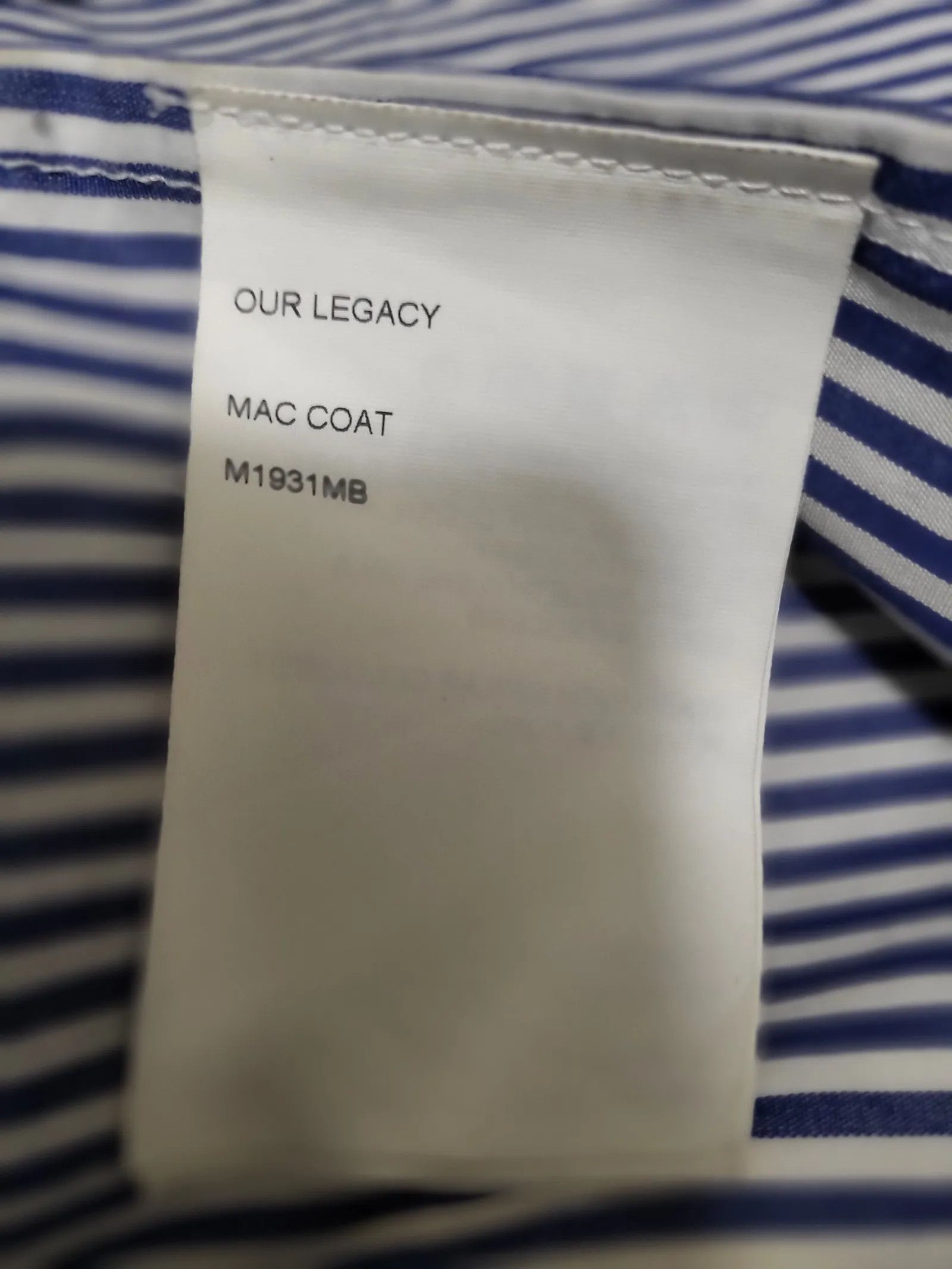 Our Legacy Our Legacy Mac Coat Coat Size L / US 10 / IT 46 - 3 Thumbnail