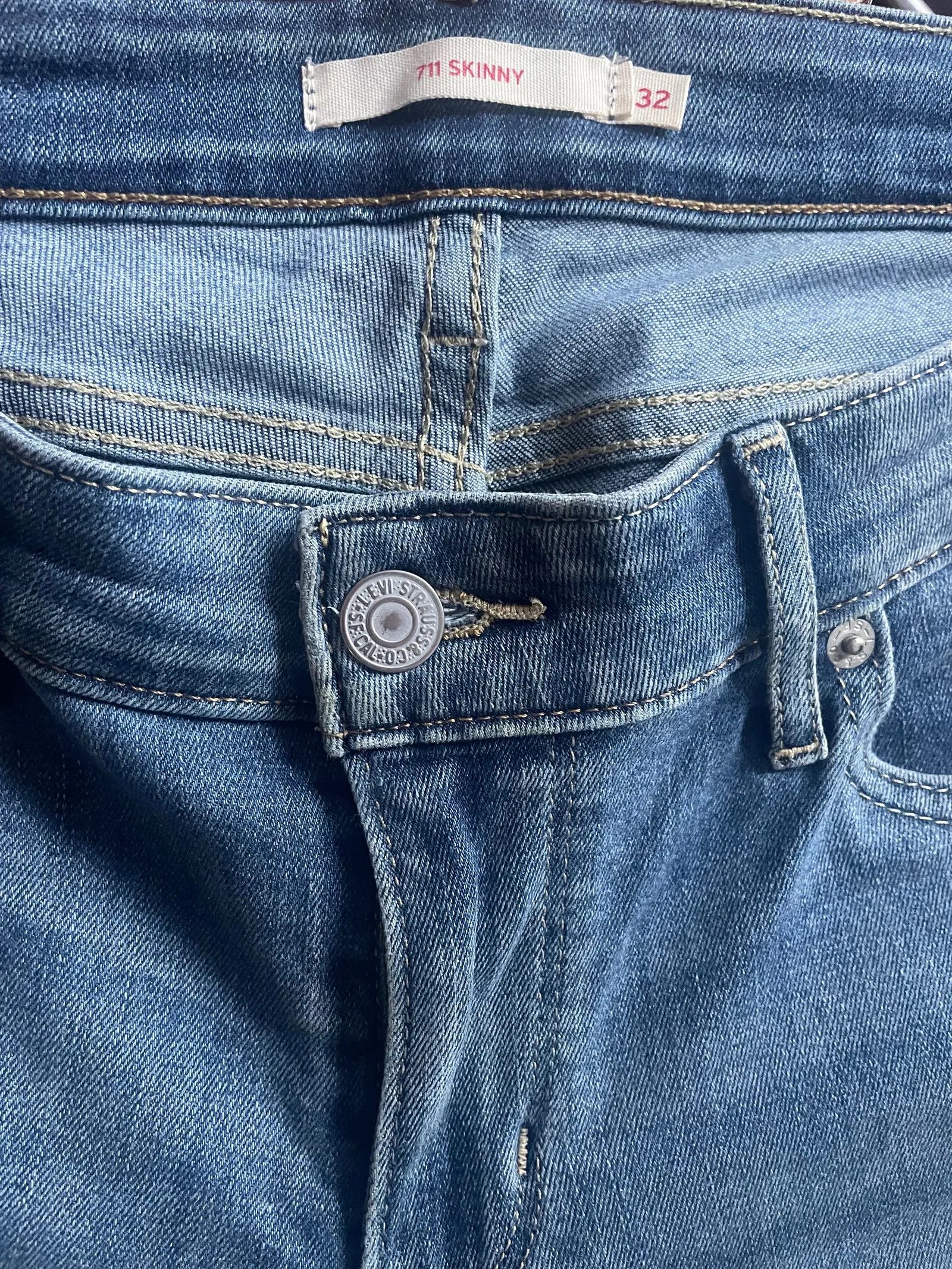 Levi's Levi's 711 skinny Jeans Size 32" / US 10 / IT 46 - 2 Thumbnail