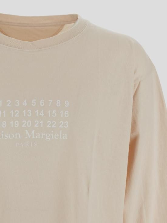 Maison Margiela MAISON MARGIELA Men T-Shirts S50GC0715 S24575104 Beige Size US XS / EU 42 / 0 - 3 Thumbnail