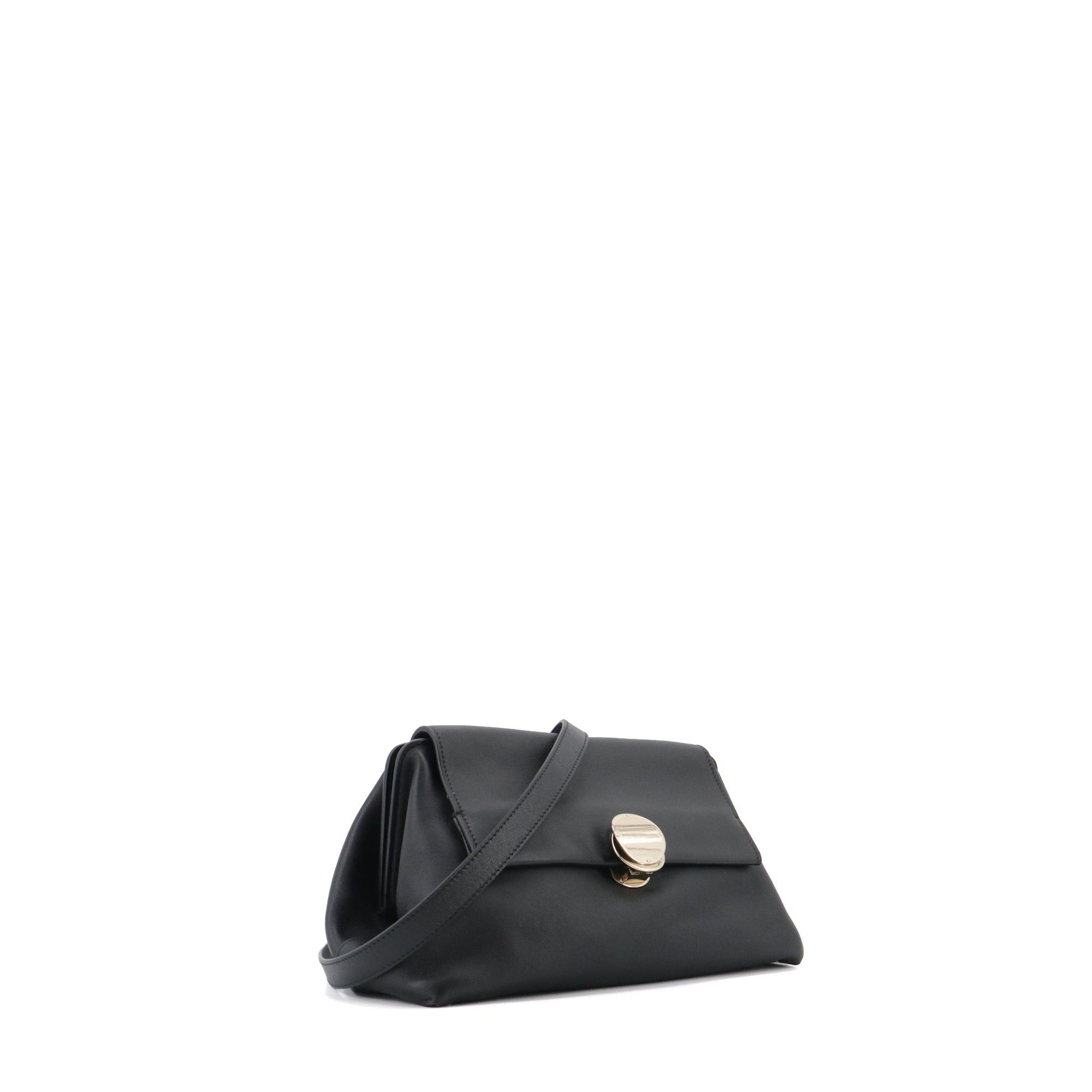 Chloe CHLOÉ - Chloé Pochette Pénélope shoulder bag in black smooth leather Size ONE SIZE - 2 Thumbnail