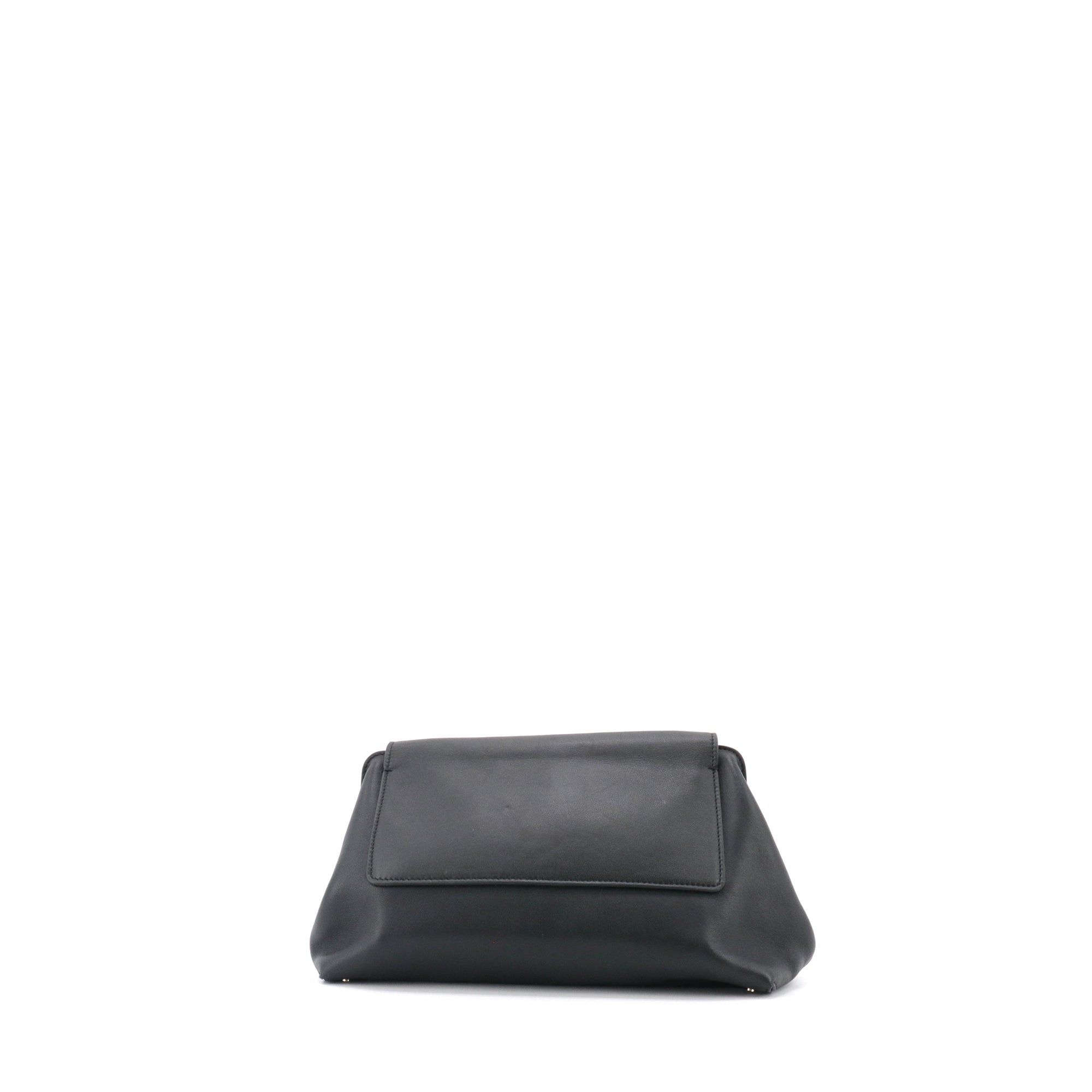 Chloe CHLOÉ - Chloé Pochette Pénélope shoulder bag in black smooth leather Size ONE SIZE - 3 Thumbnail