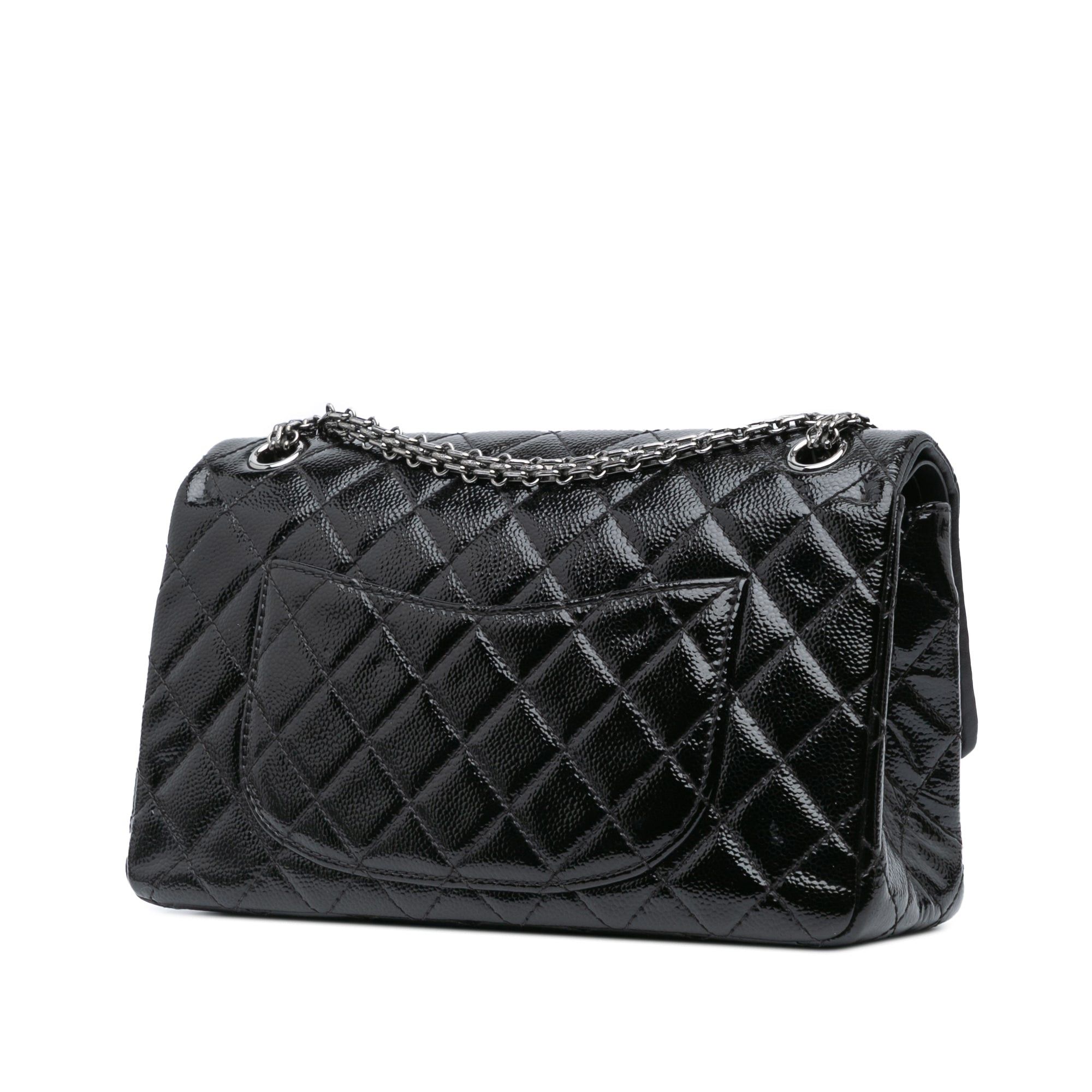 Chanel Chanel Quilted Patent Caviar 2.55 Reissue Flap 226 Black Size ONE SIZE - 2 Thumbnail