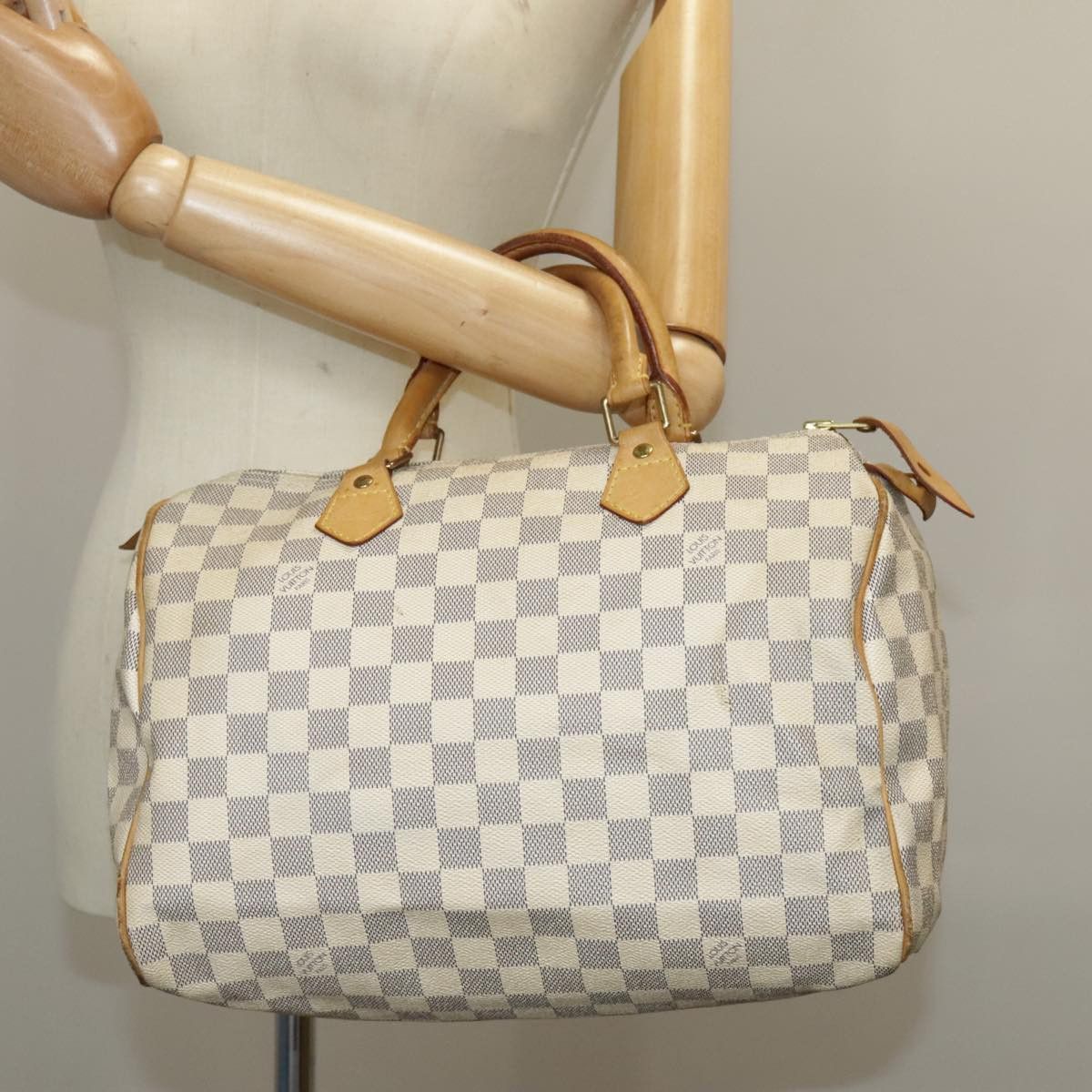 Louis Vuitton Louis Vuitton Speedy 30 Canvas, white Size ONE SIZE - 8 Thumbnail