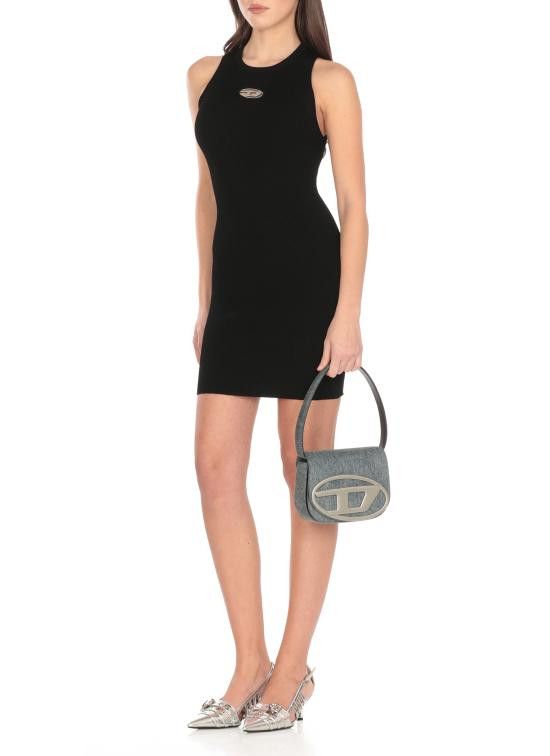 Diesel DIESEL Women Mid Skirts A17449 0DLAX9XX Black Size S / US 4 / IT 40 - 5 Thumbnail