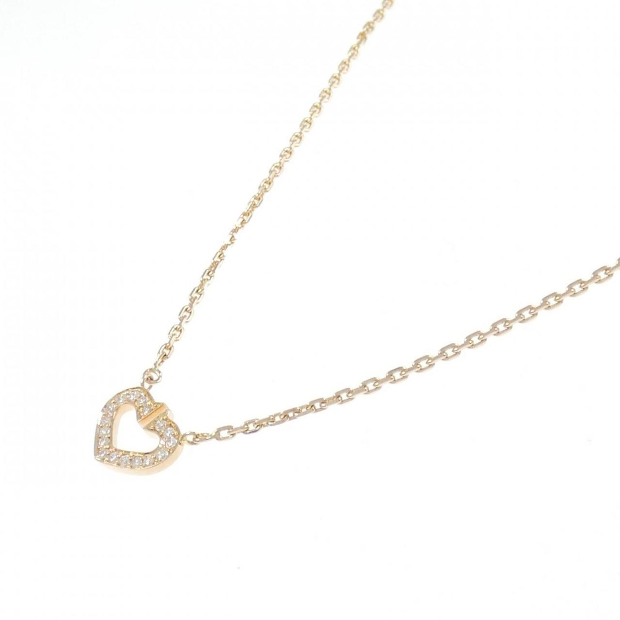Cartier Cartier C heart necklace Size ONE SIZE - 3 Thumbnail