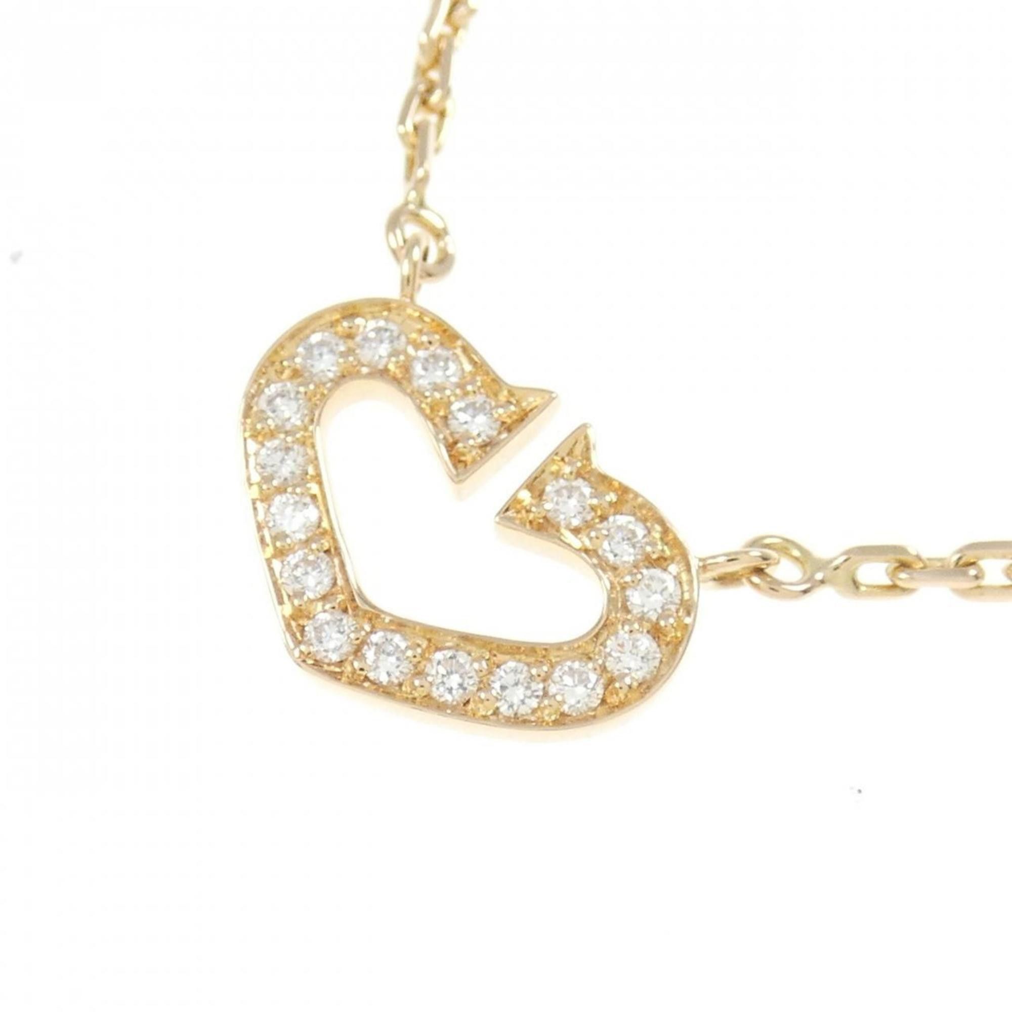 Cartier Cartier C heart necklace Size ONE SIZE - 4 Thumbnail