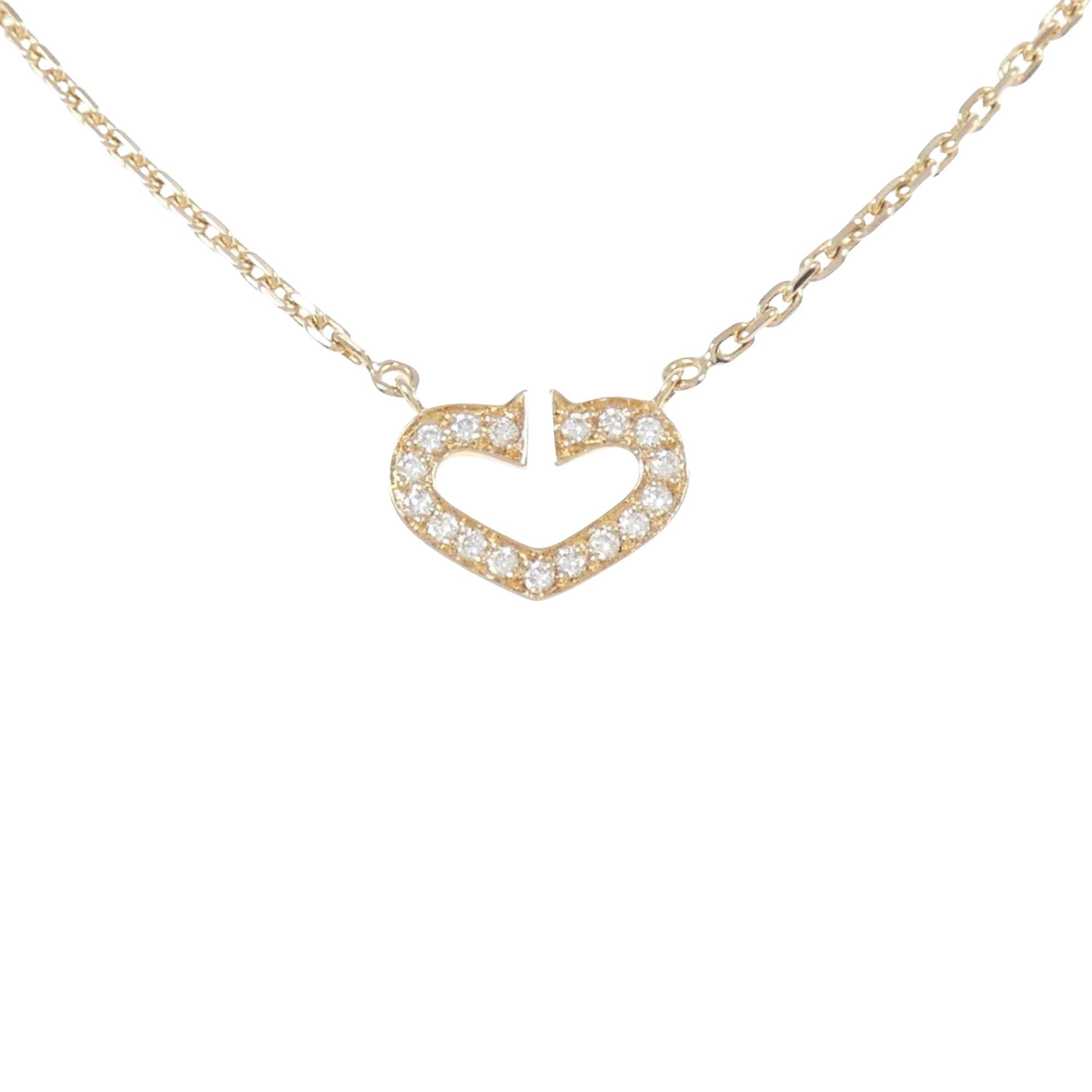 Cartier Cartier C heart necklace Size ONE SIZE - 2 Thumbnail