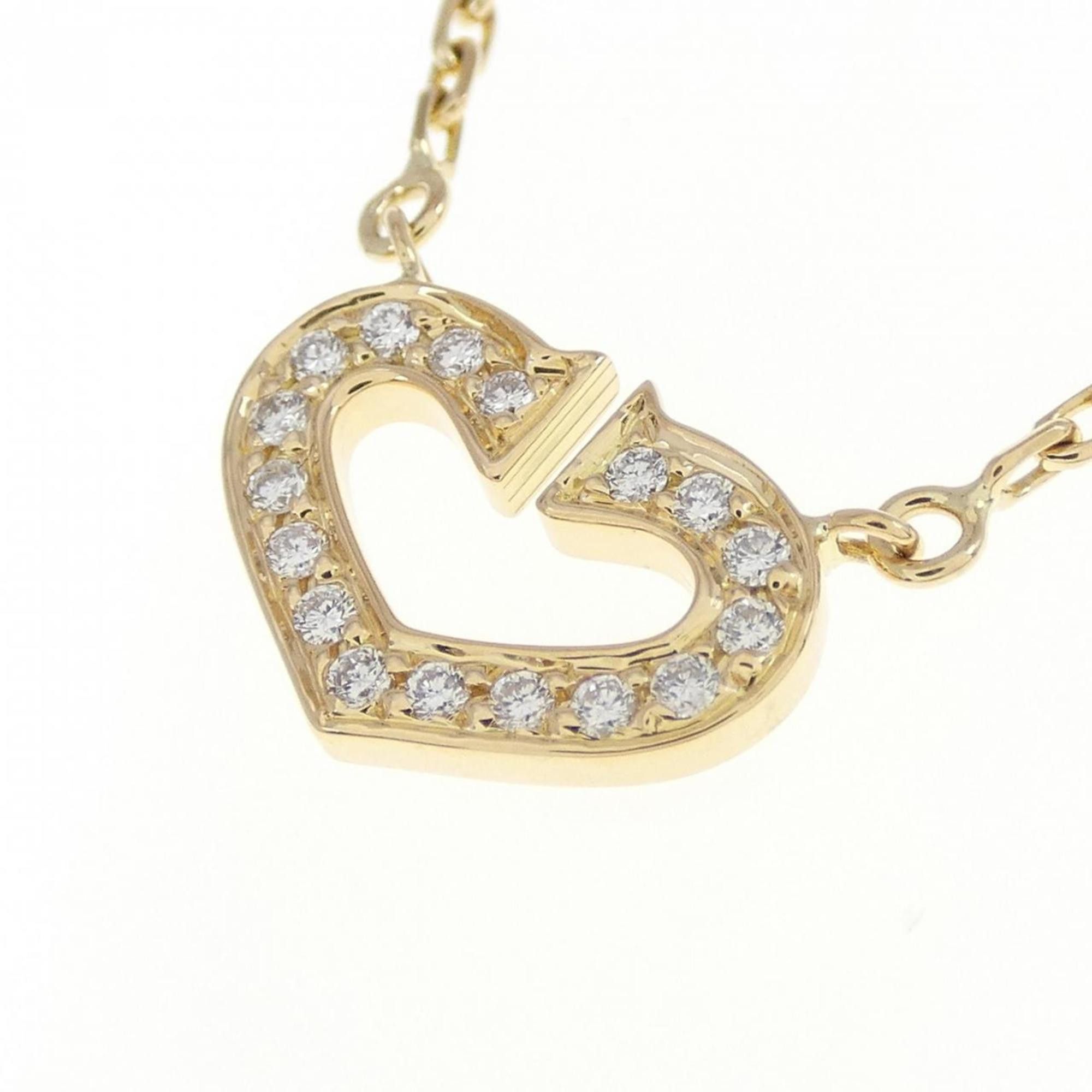 Cartier Cartier C heart necklace Size ONE SIZE - 4 Thumbnail