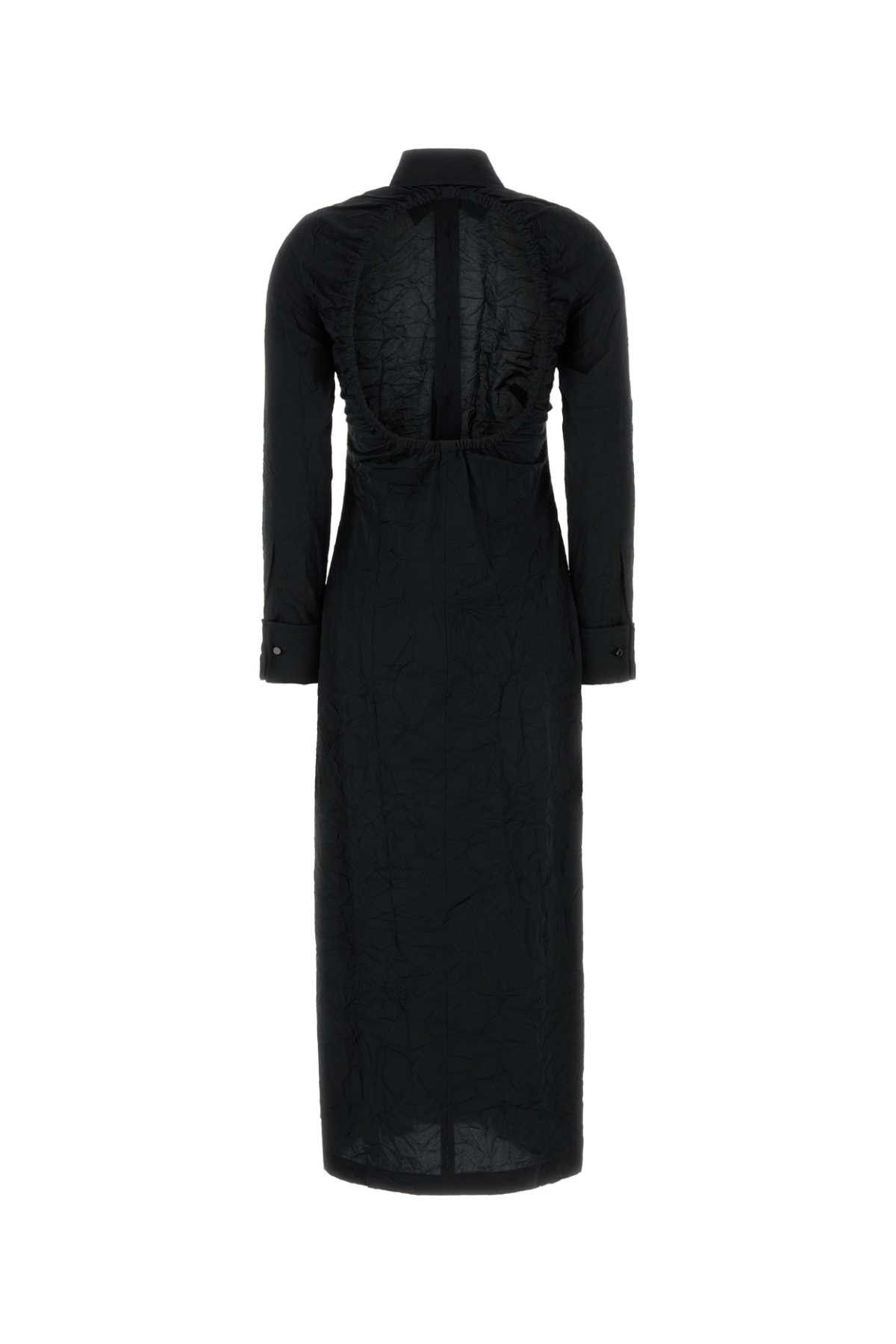 Max Mara Black Poplin Rovigo Shirt Dress Size S / US 4 / IT 40 - 2 Thumbnail