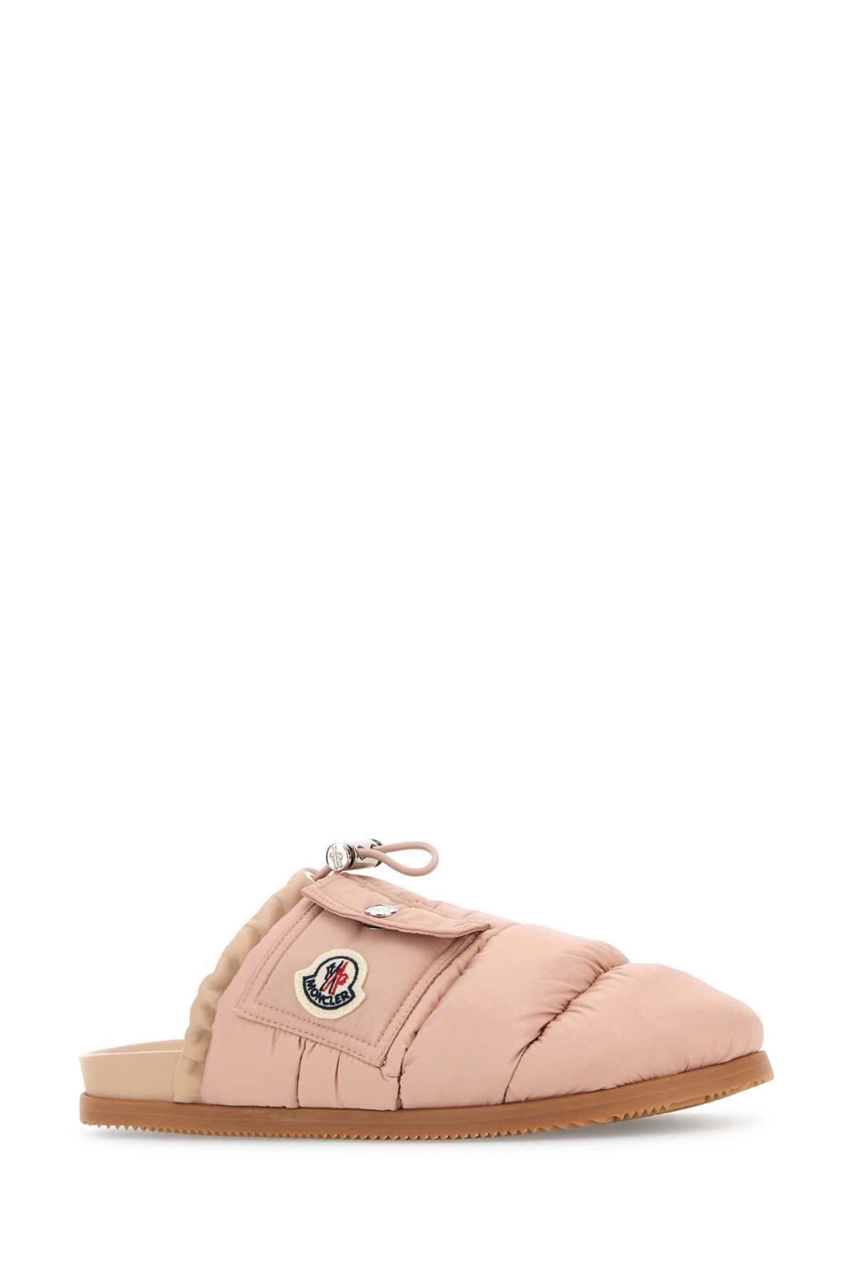 Moncler Pink Fabric Mon Pocket Slippers Size US 6 / IT 36 - 2 Thumbnail