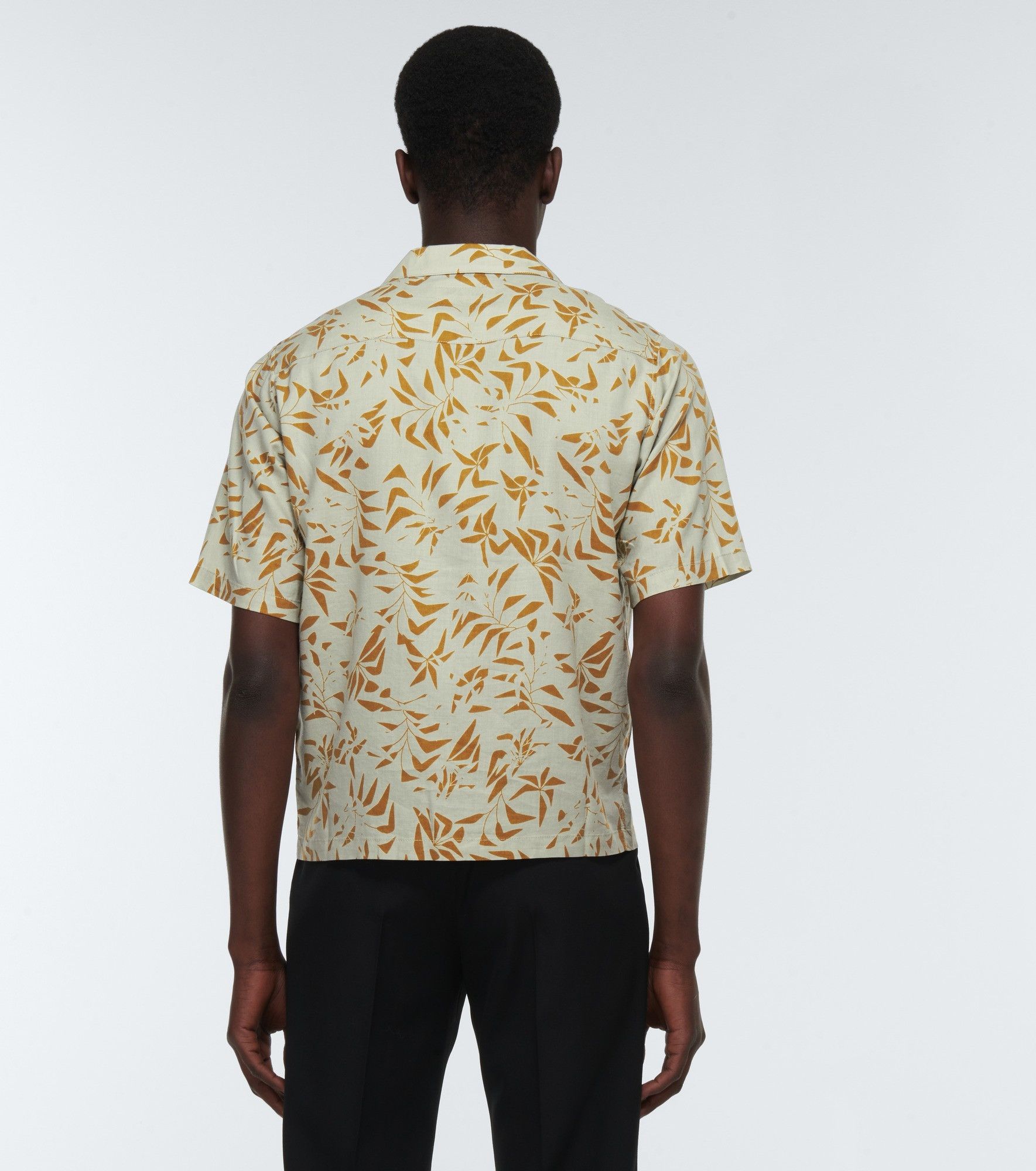 Saint Laurent Paris Hawaiian Shirt in Palm Tree Print Size US XS / EU 42 / 0 - 3 Thumbnail
