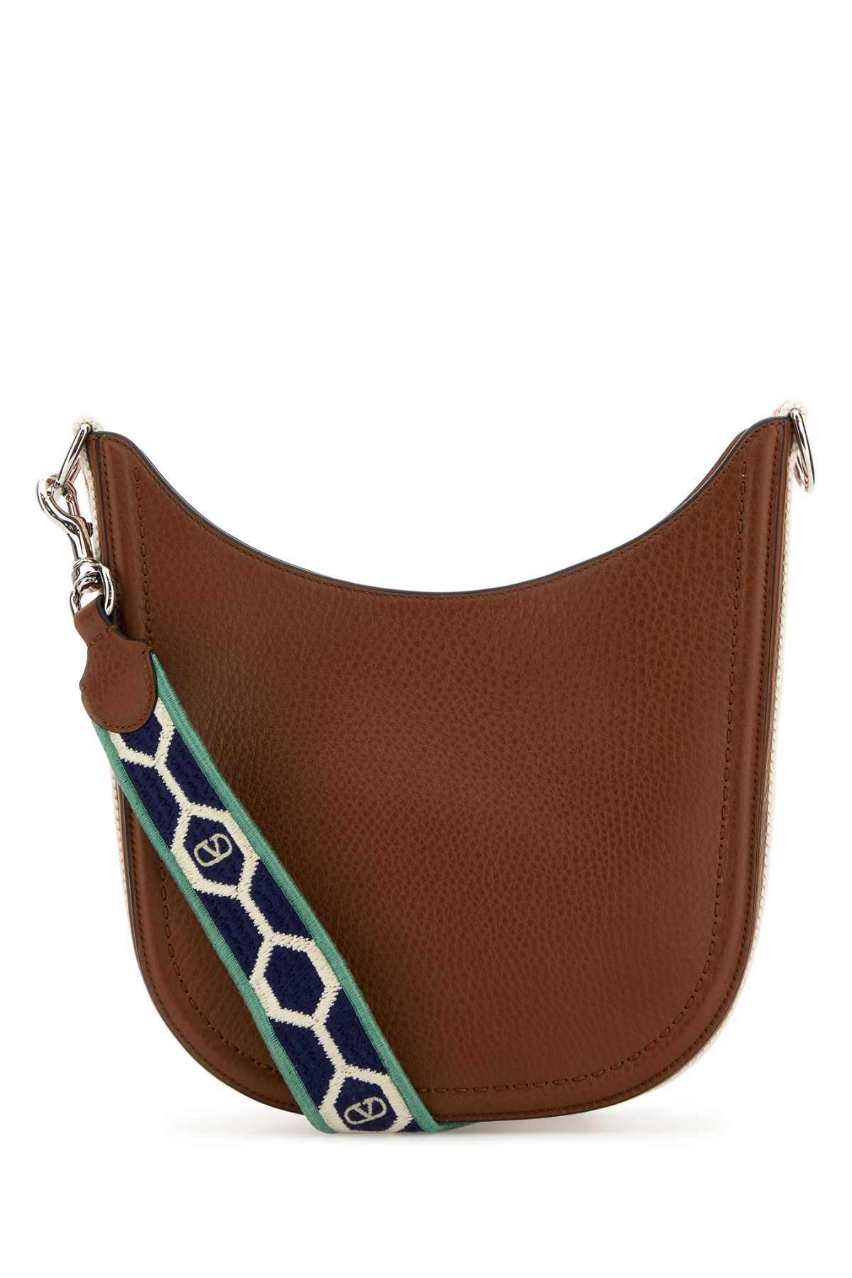 Valentino Caramel Leather Vlogo Signature Shoulder Bag Size ONE SIZE - 3 Thumbnail