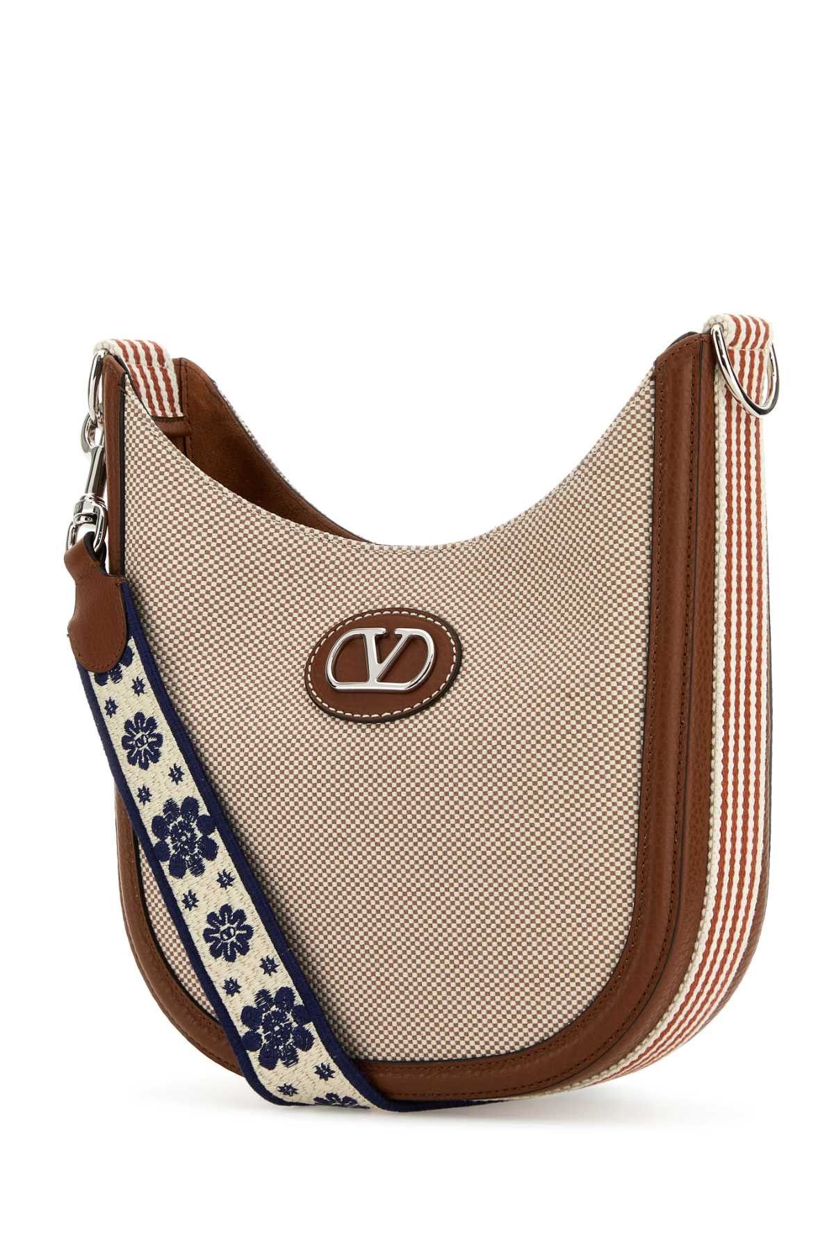 Valentino Top-Tone Canvas Vlogo Signature Shoulder Bag Size ONE SIZE - 2 Thumbnail
