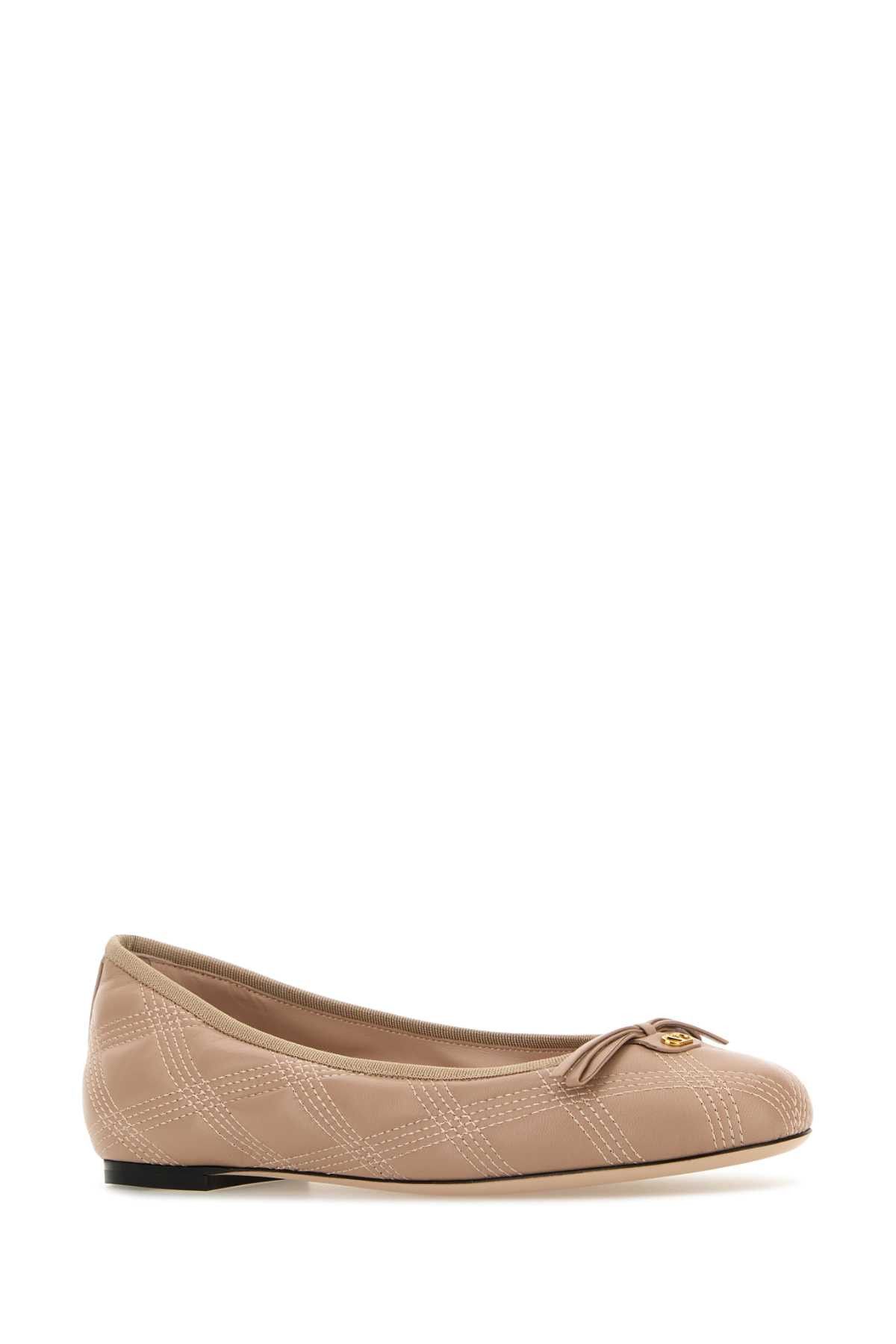 Valentino Powder Pink Leather Ballerinas Size US 6 / IT 36 - 2 Thumbnail