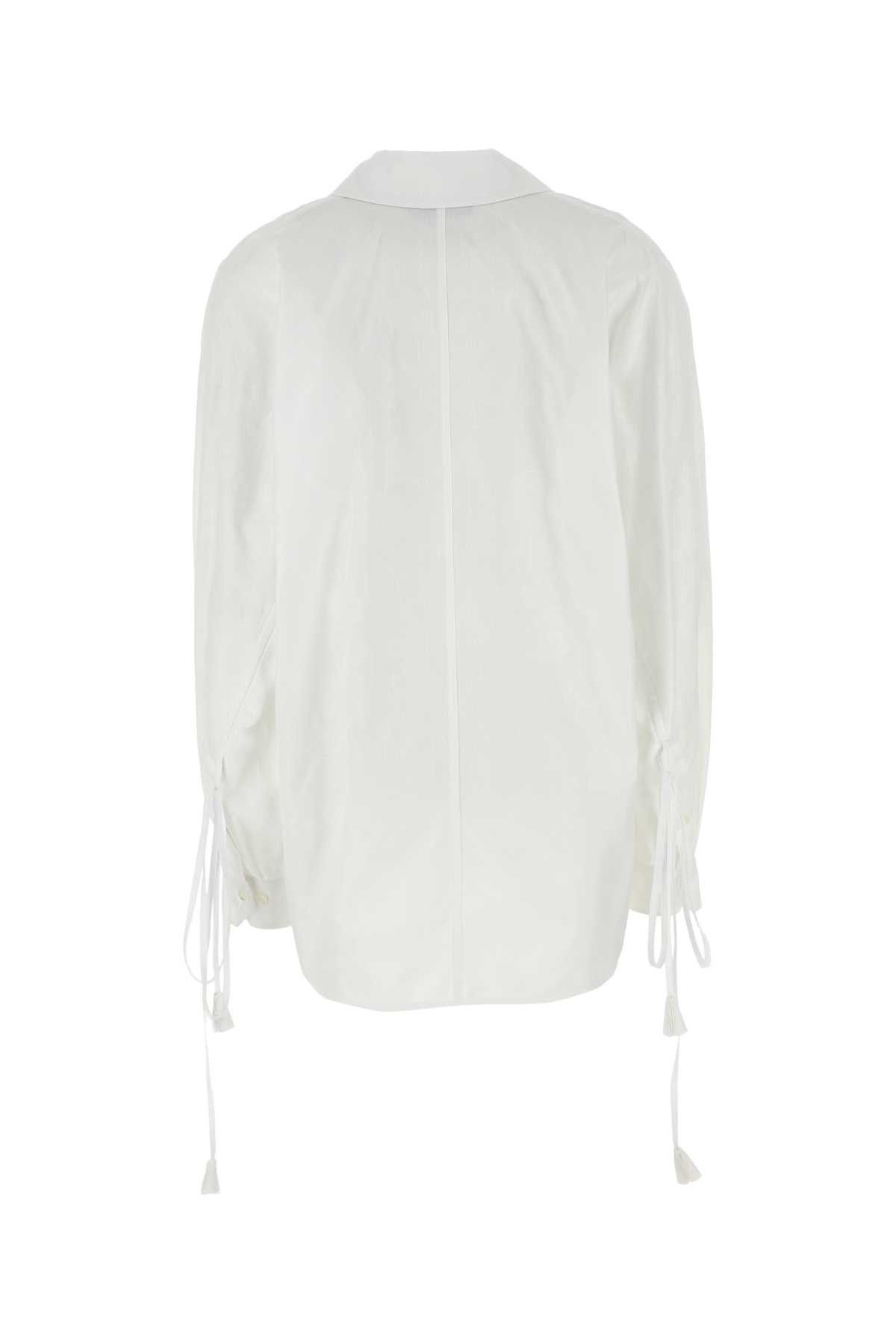 Gucci White Cotton Shirt Size S / US 4 / IT 40 - 2 Thumbnail