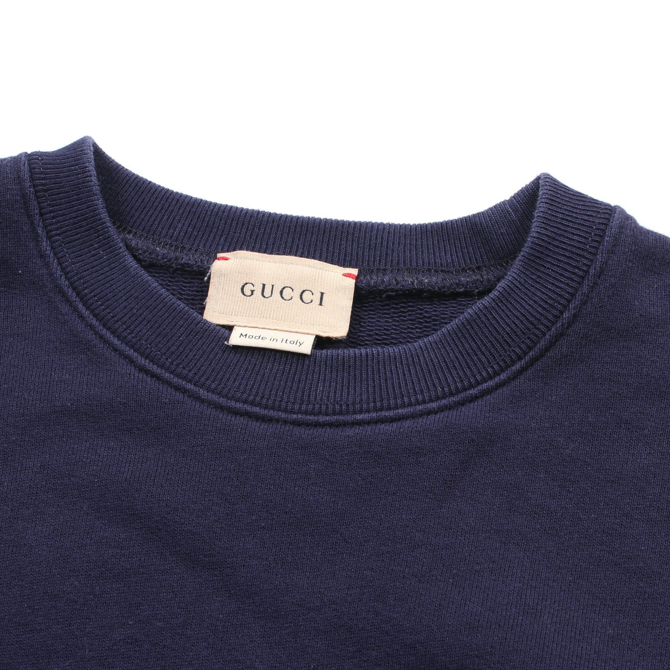 Gucci Gucci Sweatshirt Cotton Navy Kids Size ONE SIZE - 7 Thumbnail