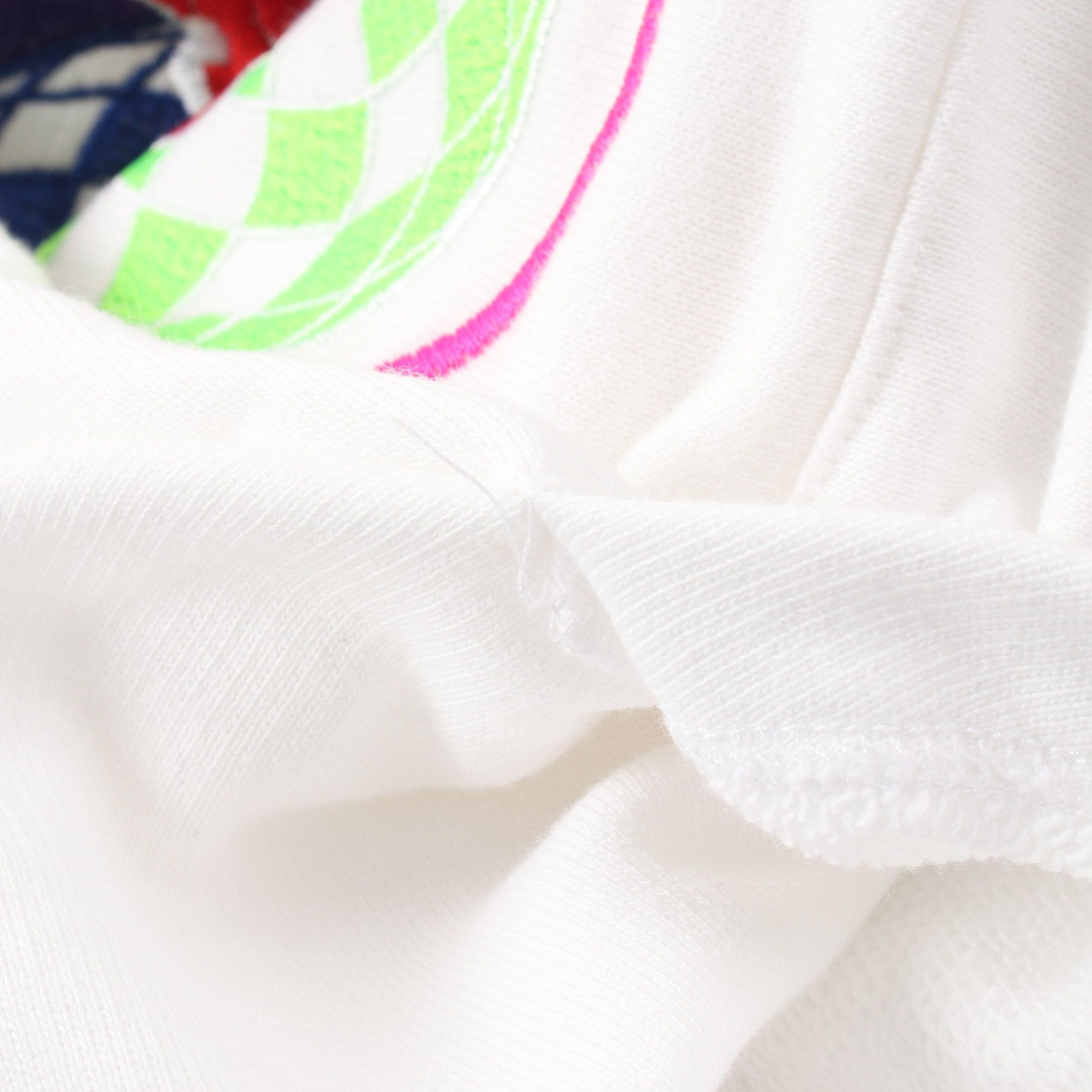 Versace Versace Pullover Hoodie Logo Embroidery Cotton White Multicolor Size ONE SIZE - 9 Thumbnail