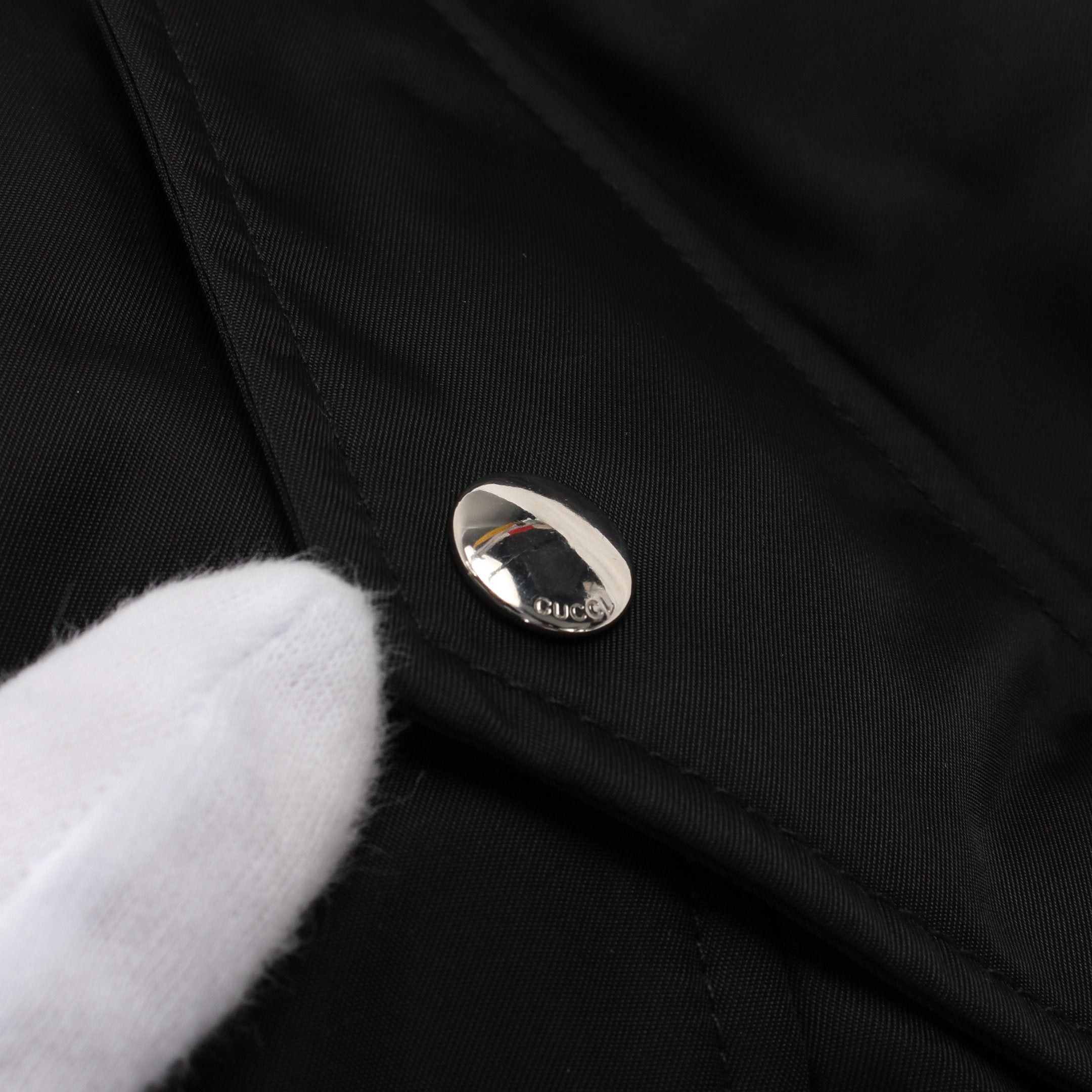 Gucci Gucci Gucci Label · Centre Zip One Piece No Sleeve Nylon Black Size ONE SIZE - 10 Thumbnail