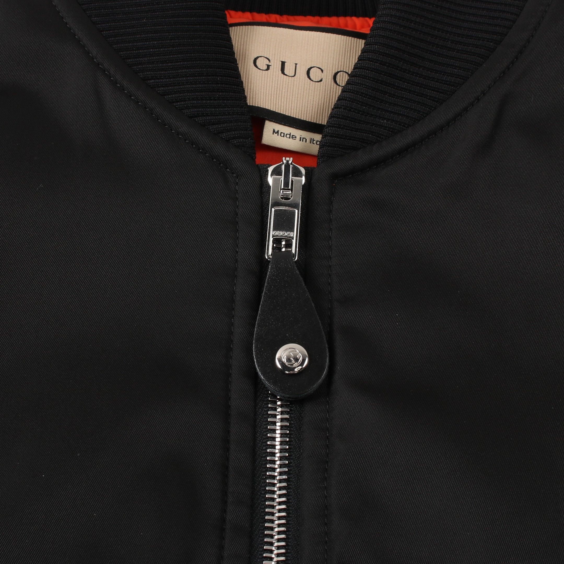 Gucci Gucci Gucci Label · Centre Zip One Piece No Sleeve Nylon Black Size ONE SIZE - 6 Thumbnail