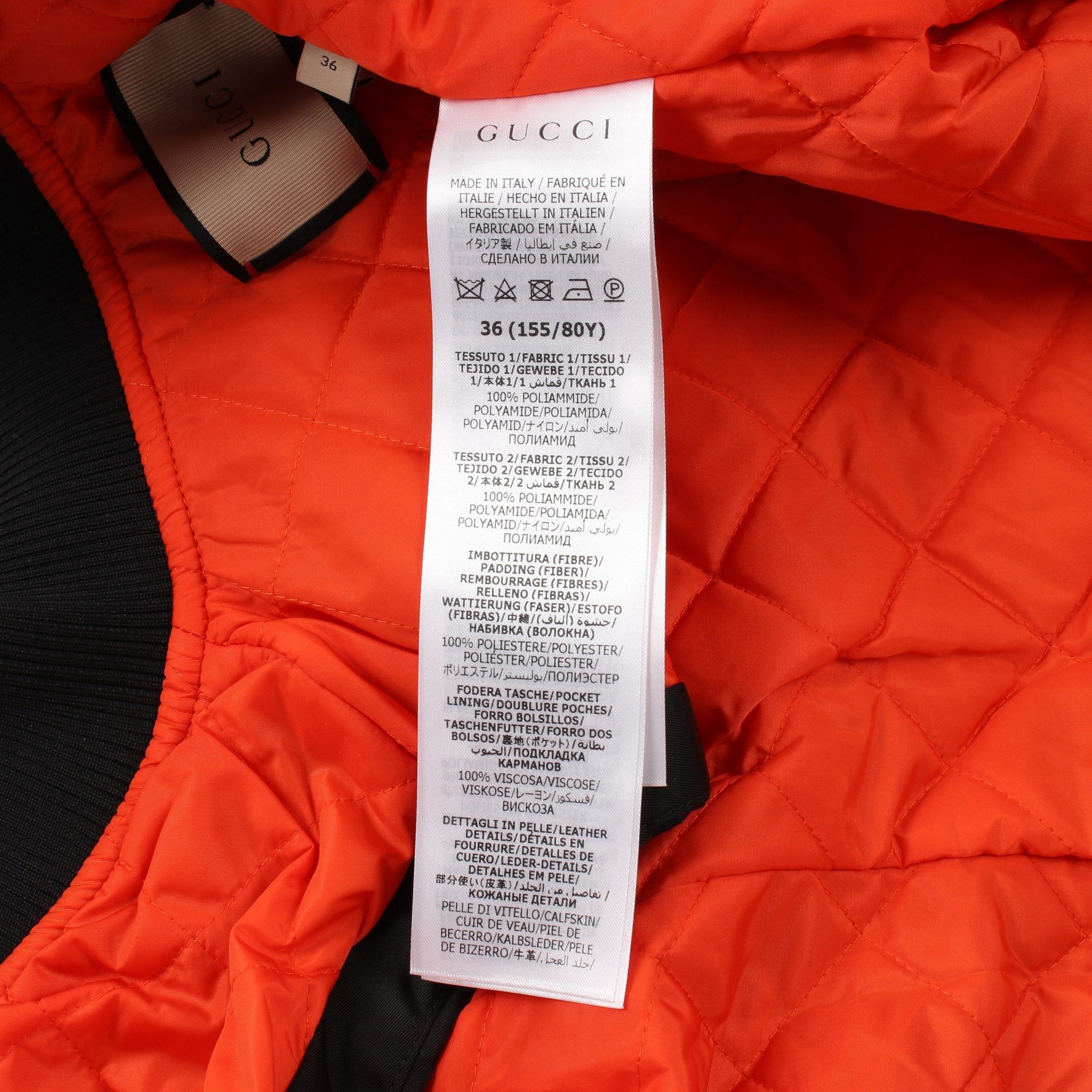 Gucci Gucci Gucci Label · Centre Zip One Piece No Sleeve Nylon Black Size ONE SIZE - 4 Thumbnail