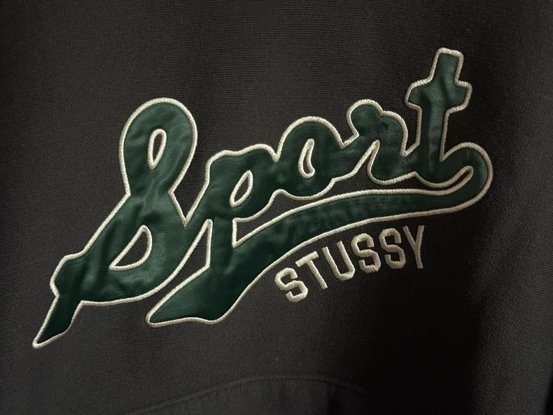 Stussy Satin Patch Oversized Hoodie