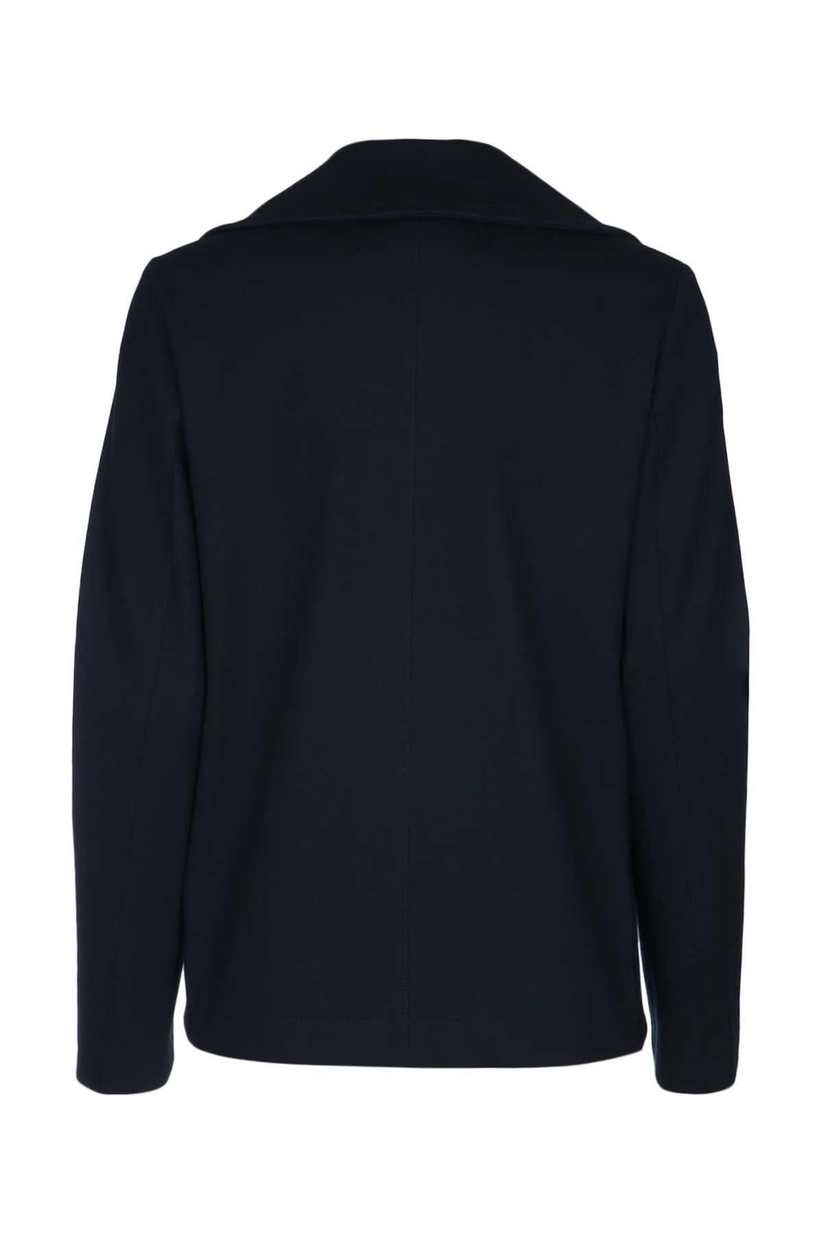 Harris Wharf London Women Peacoat Diagonal Crafted With Loro Piana Fab Size M / US 6-8 / IT 42-44 - 2 Thumbnail