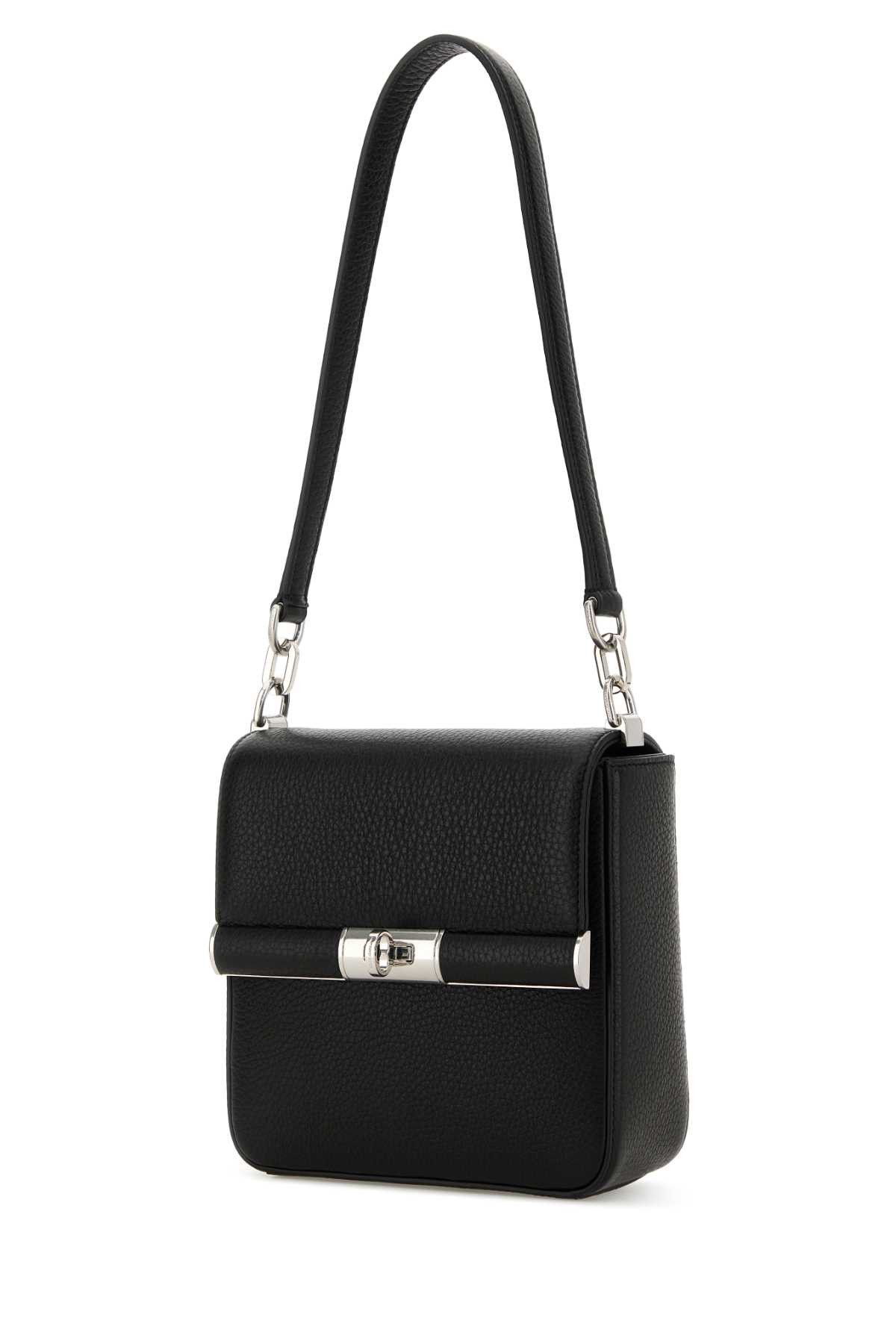 Dolce & Gabbana Black Leather Marlene Shoulder Bag Size ONE SIZE - 2 Thumbnail